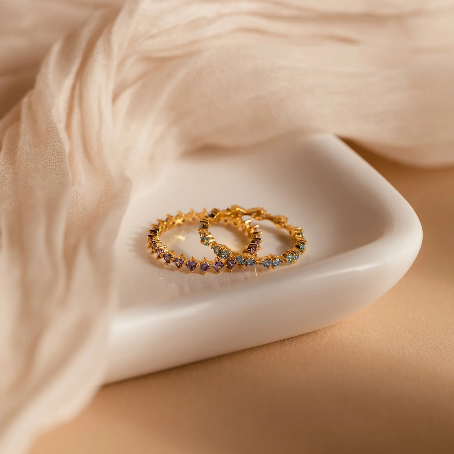 Amethyst Eternity Ring - Image 7