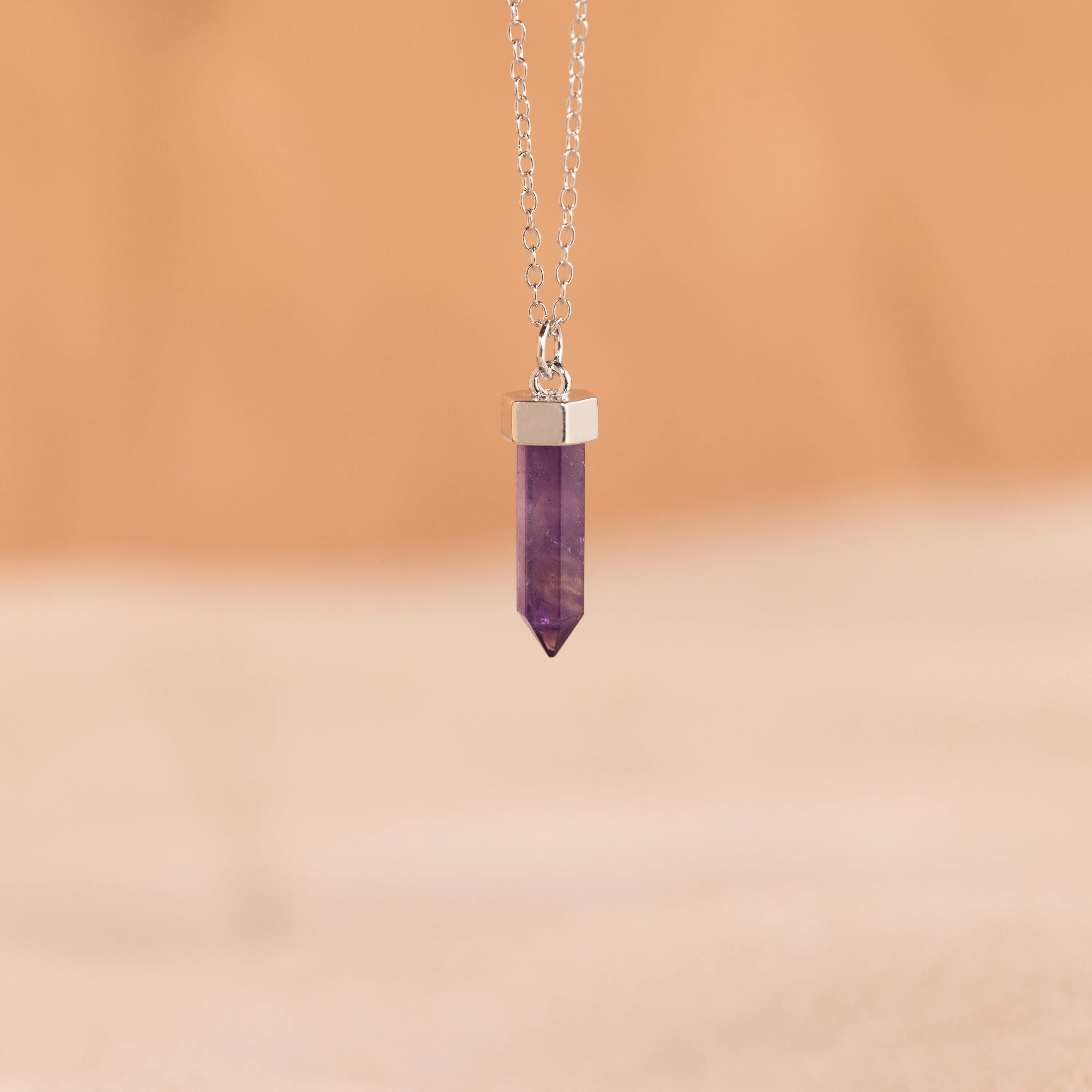 Amethyst Quartz Necklace - Image 5