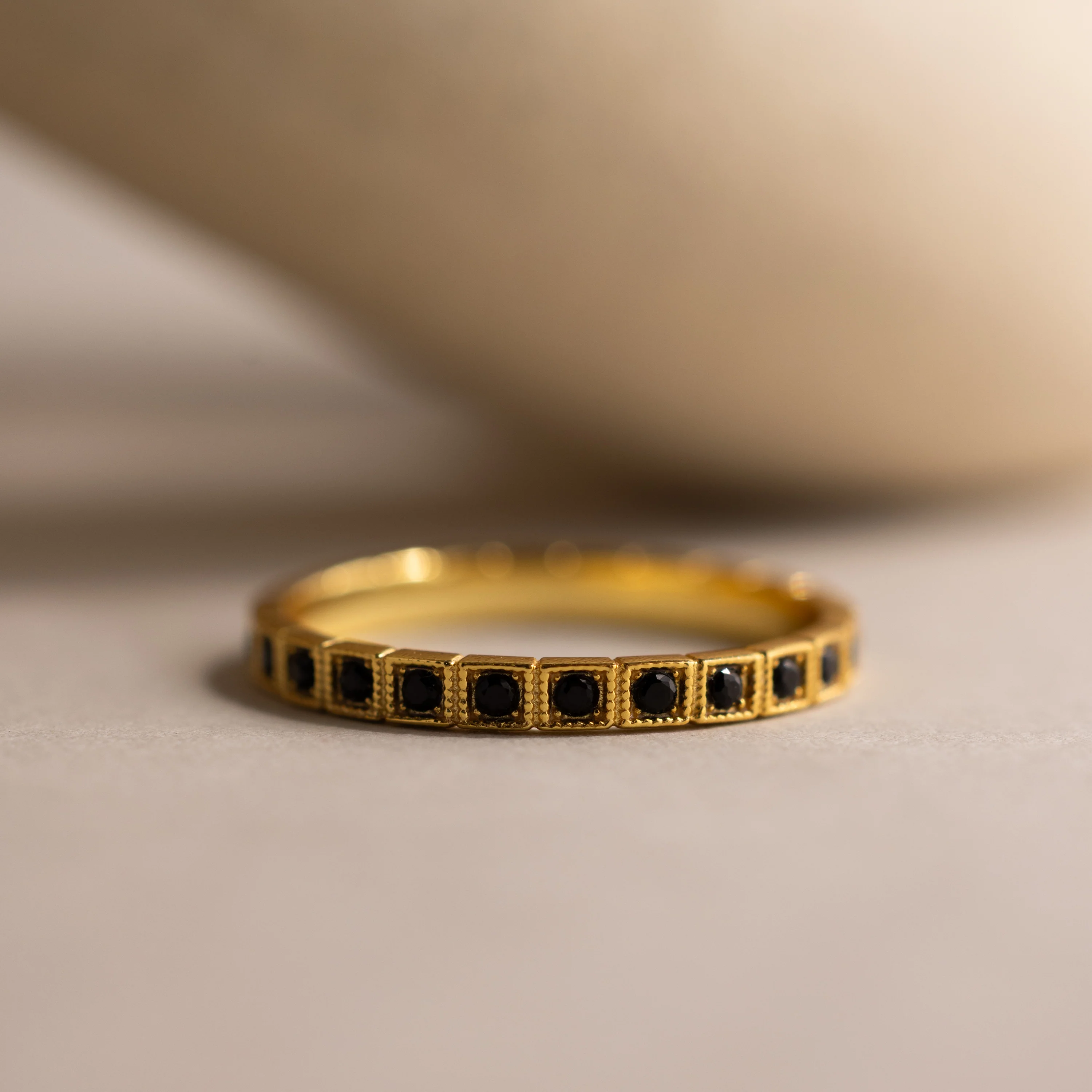 Art Deco Birthstone Eternity Ring - Image 12