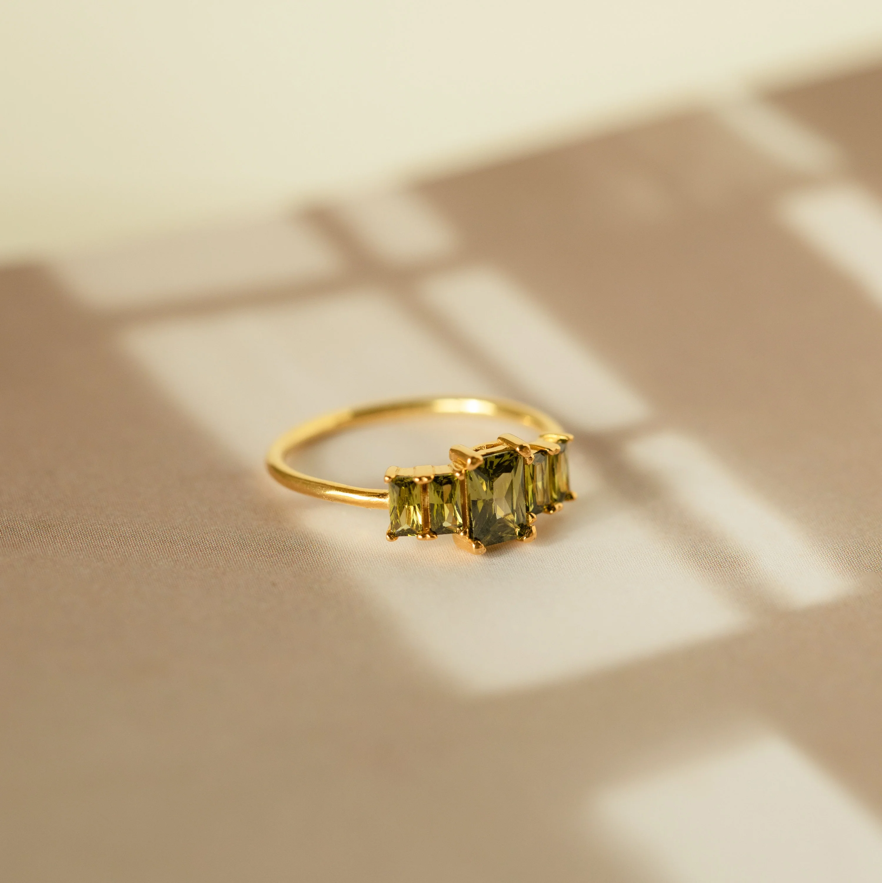Art Deco Birthstone Ring - Image 5