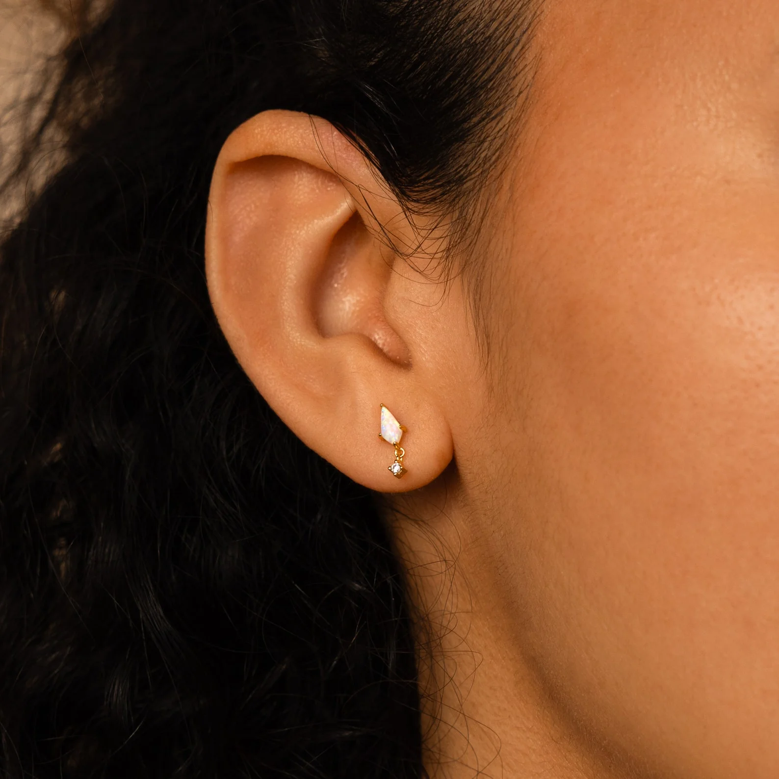 Art Deco Drop Studs - Image 2