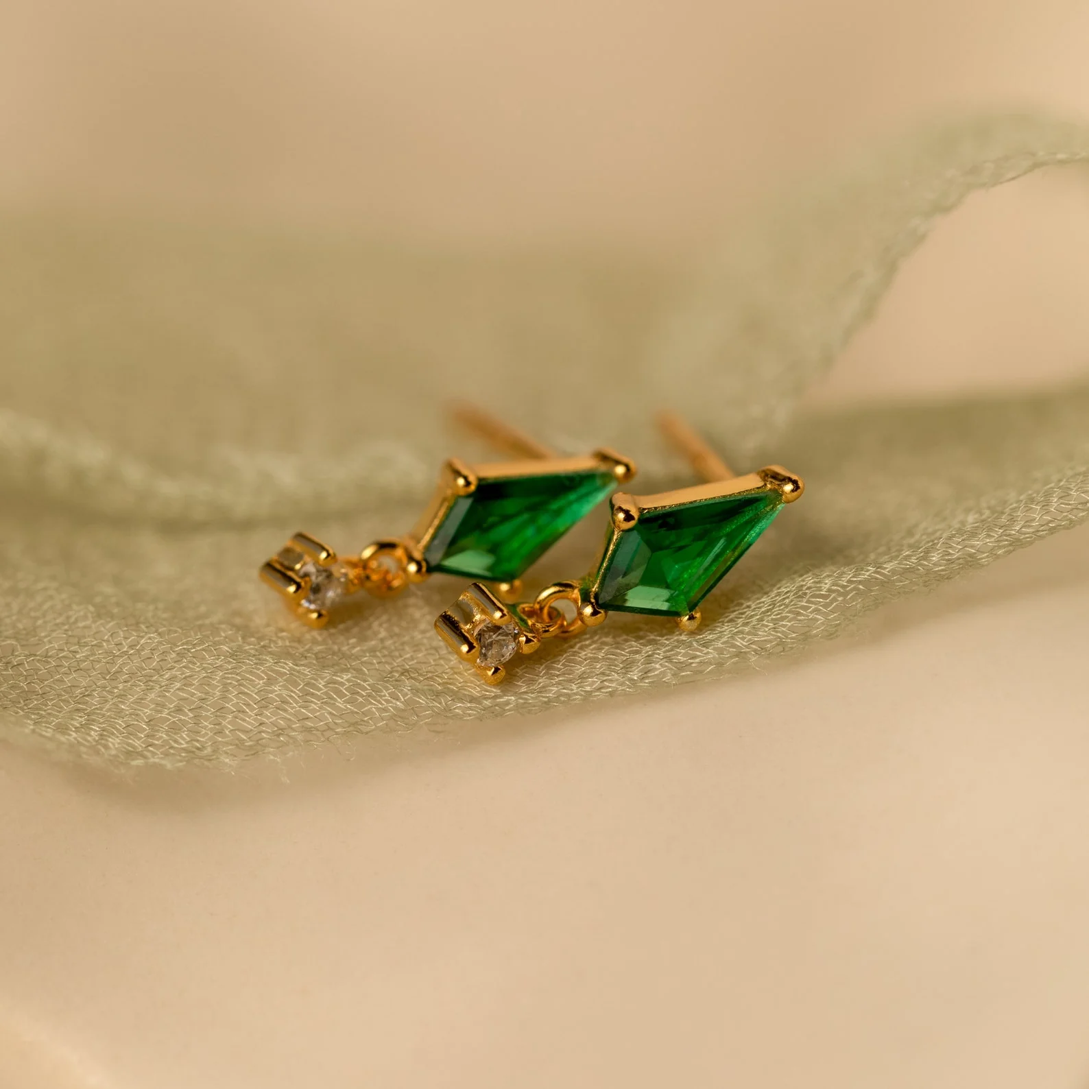Art Deco Drop Studs - Image 7