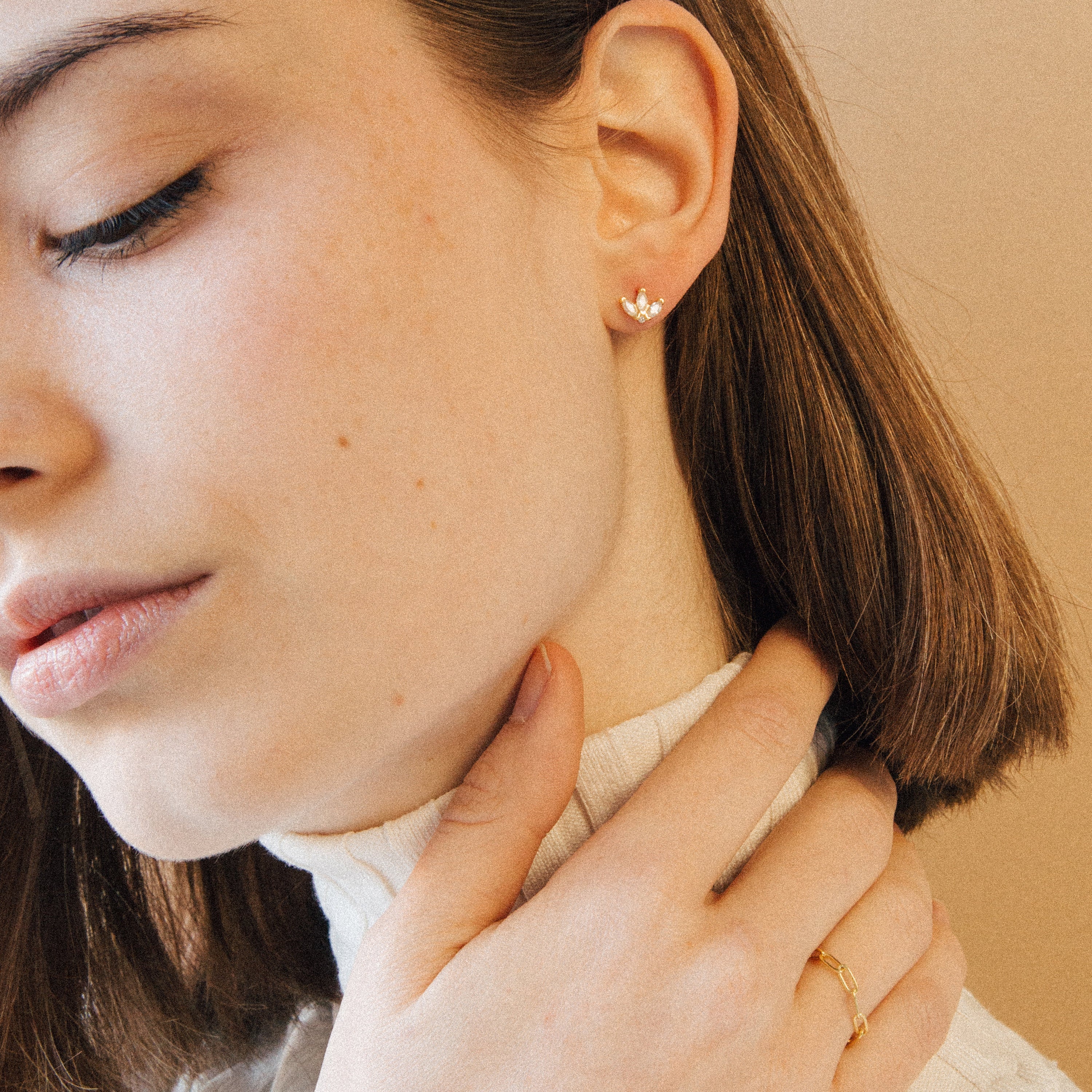 Arya Petal Studs - Image 6