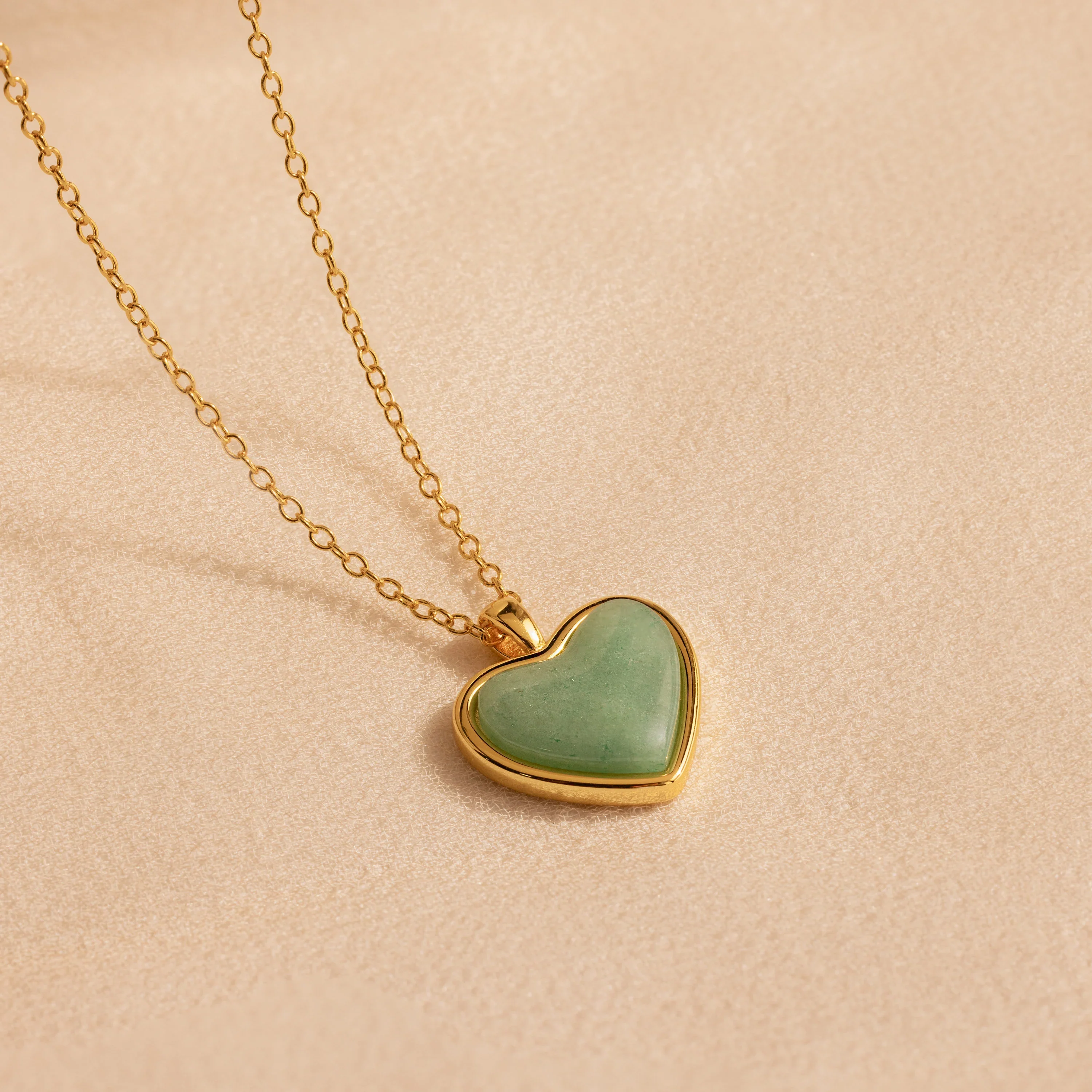 Aventurine Heart Necklace - Image 7