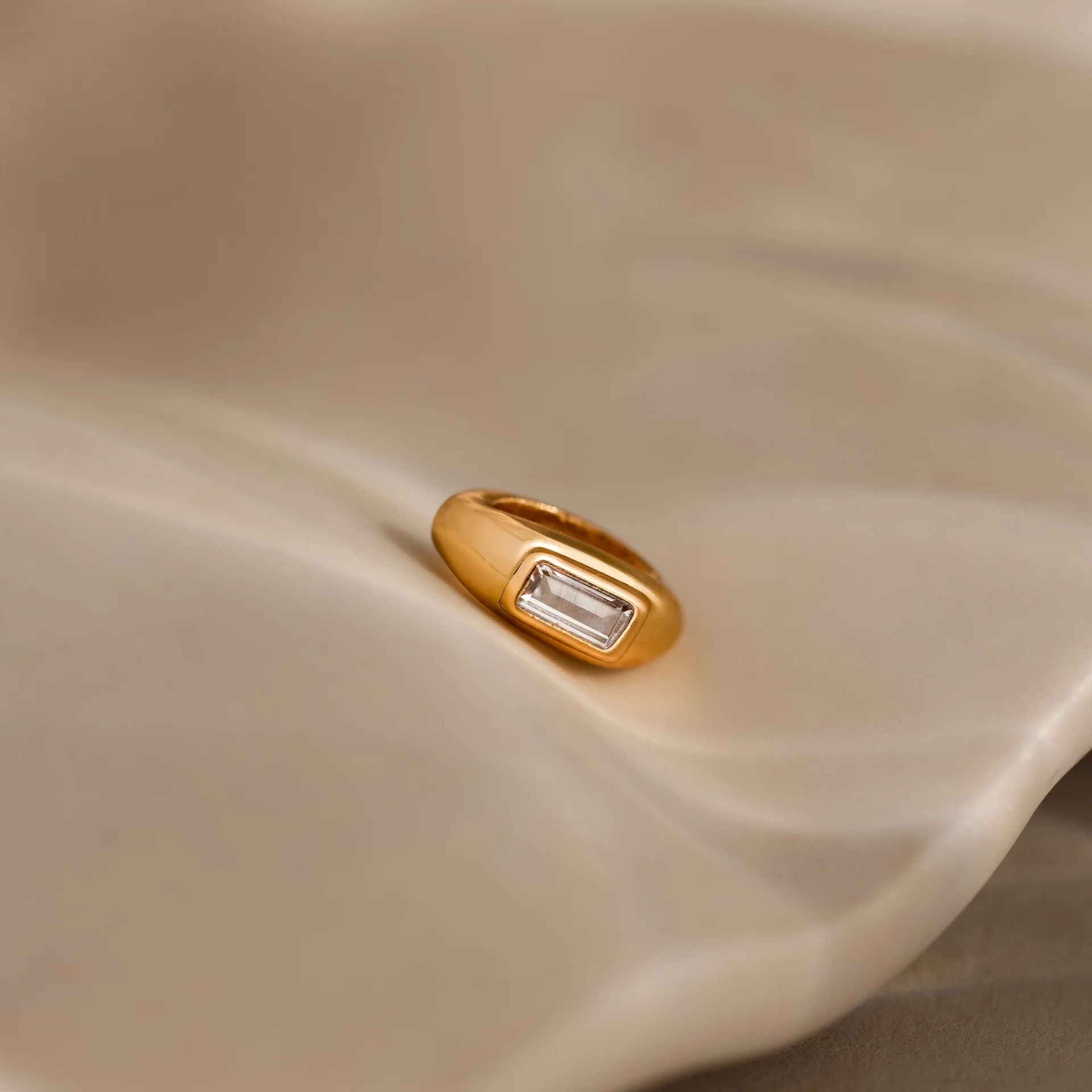 Baguette Diamond Spacer Charm