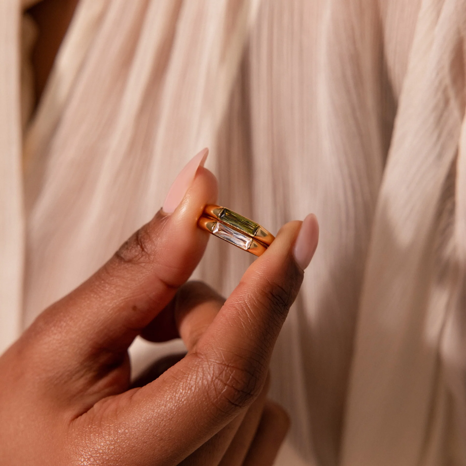 Baguette Signet Ring - Image 7