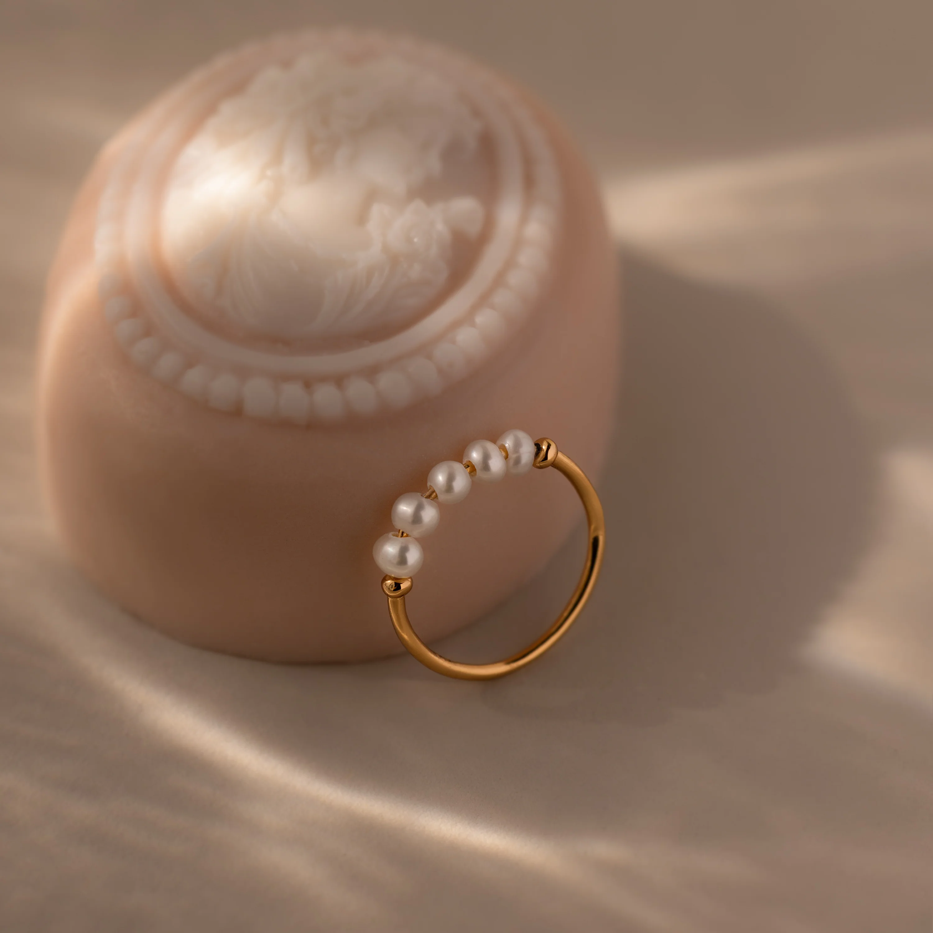Beaded Pearl Ring - Image 7