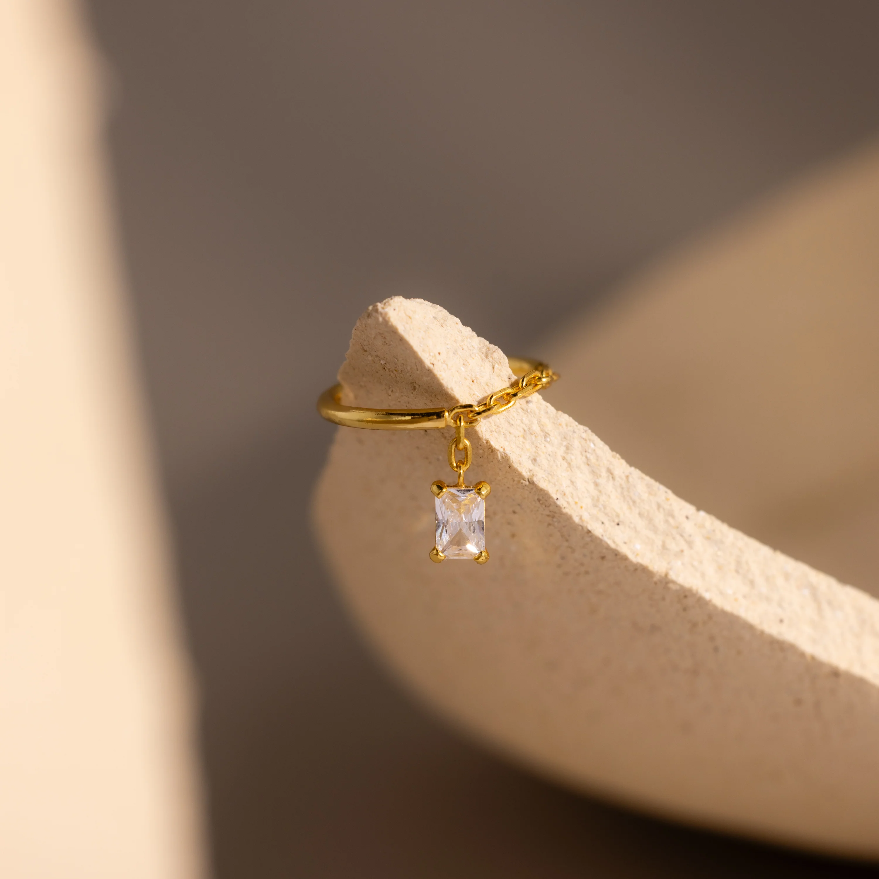 Opal Drop Chain Ring