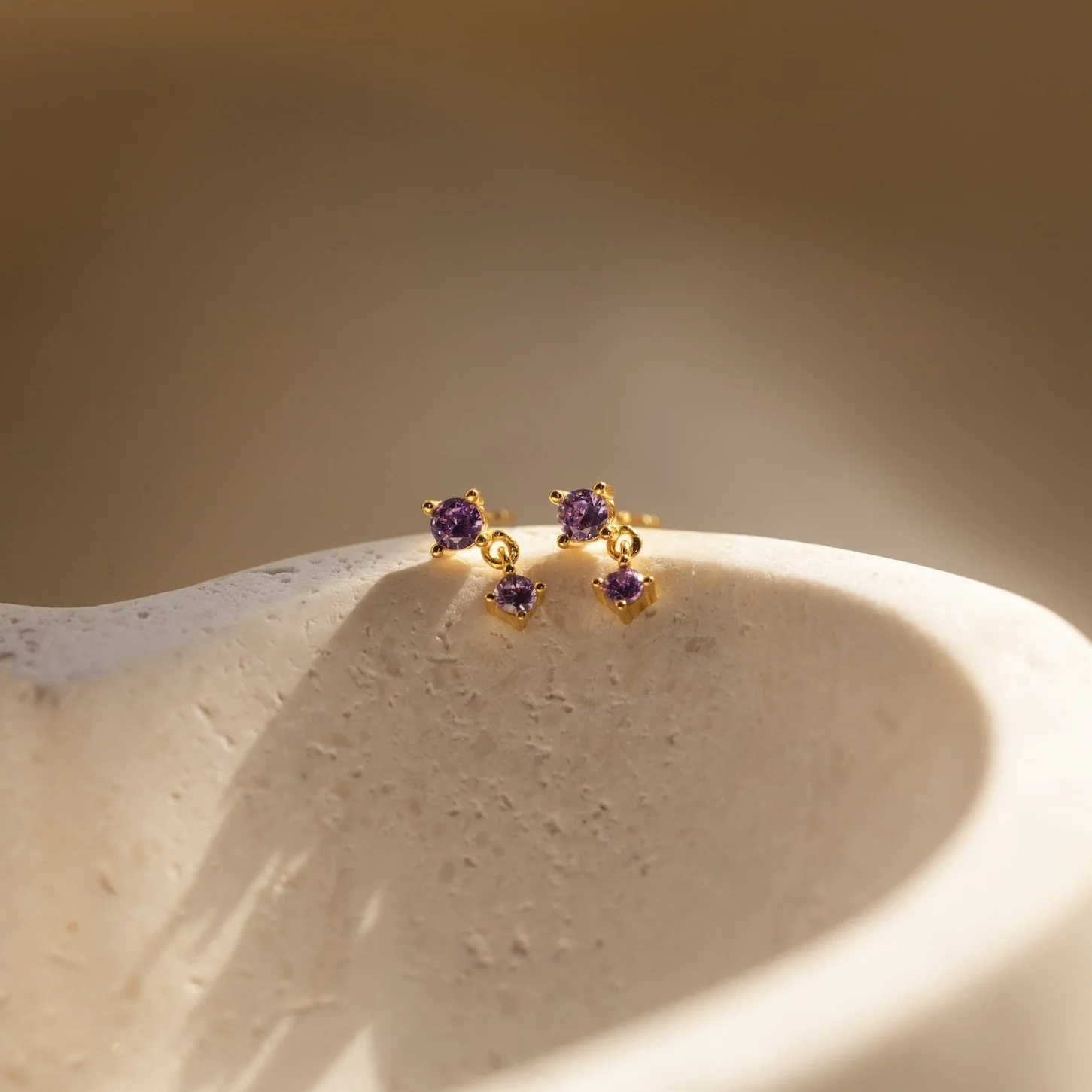 Birthstone Drop Studs - Image 3