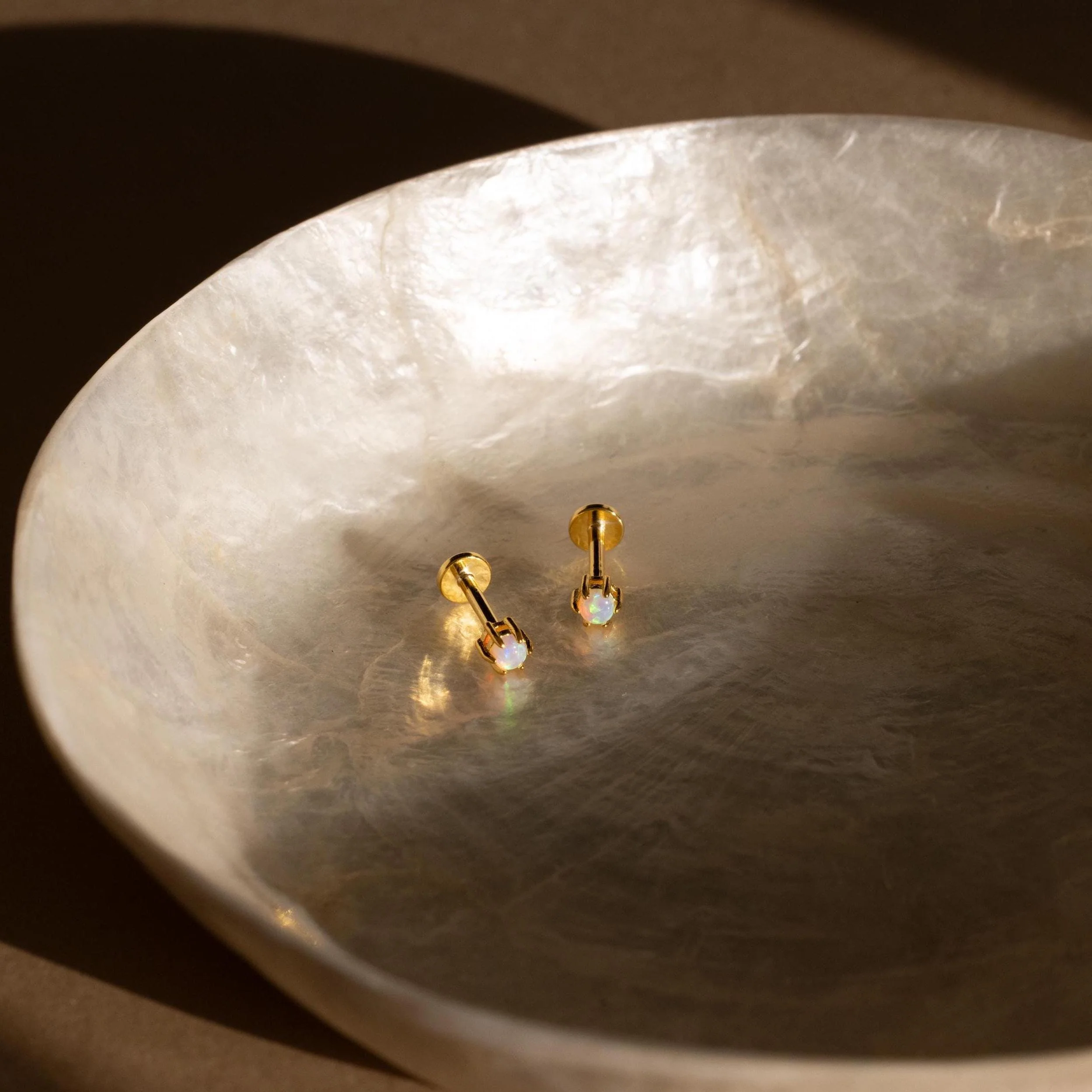 Opal Flatback Studs