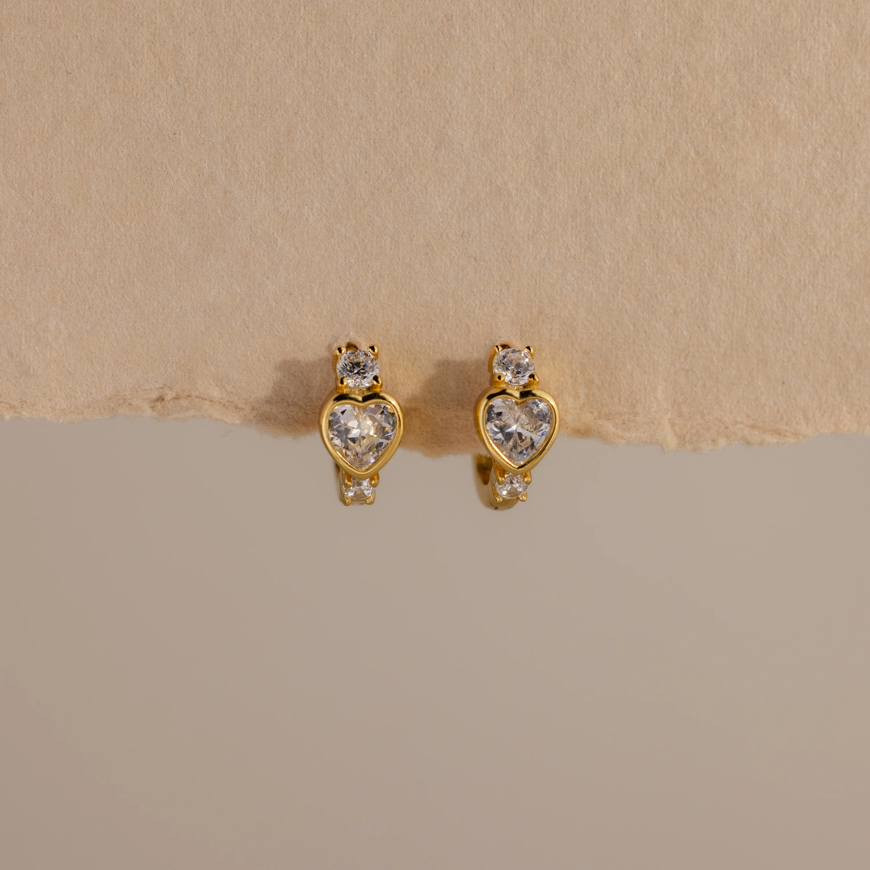 Birthstone Heart Hoops - Image 7
