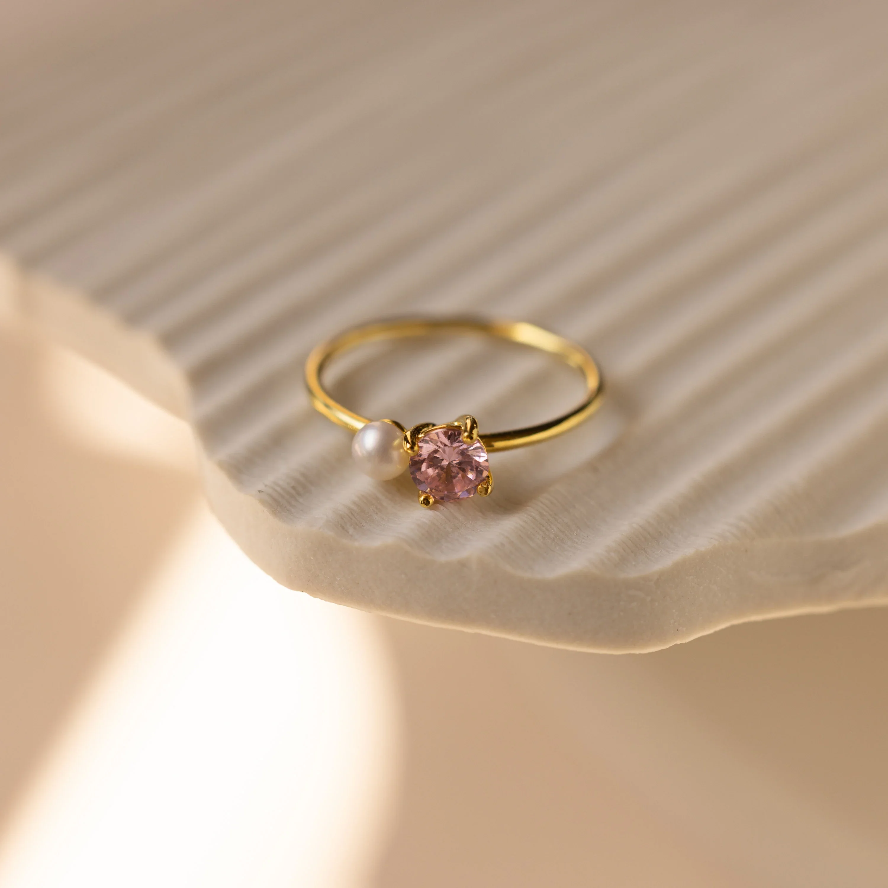 Birthstone & Pearl Ring - Image 5