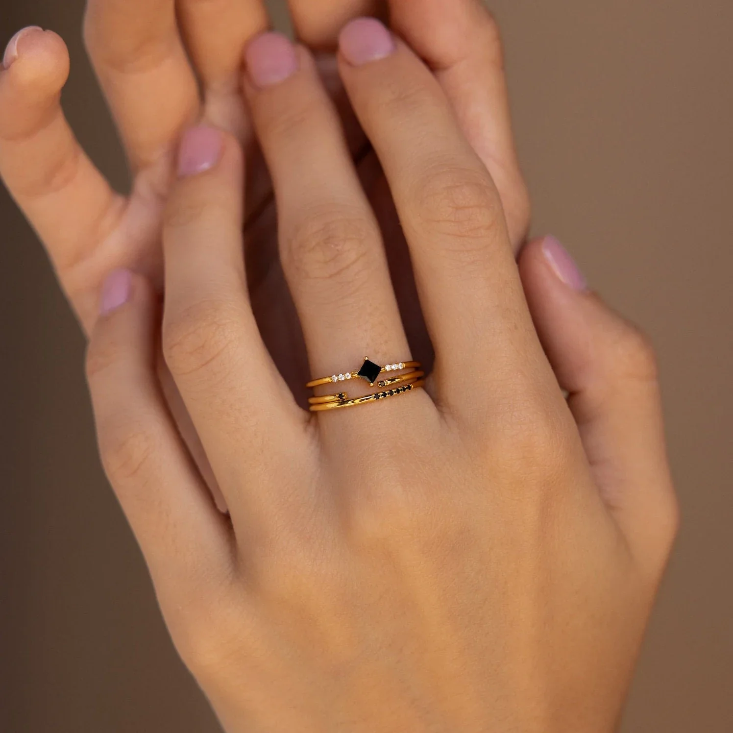 Black Diamond Rings Set - Image 7