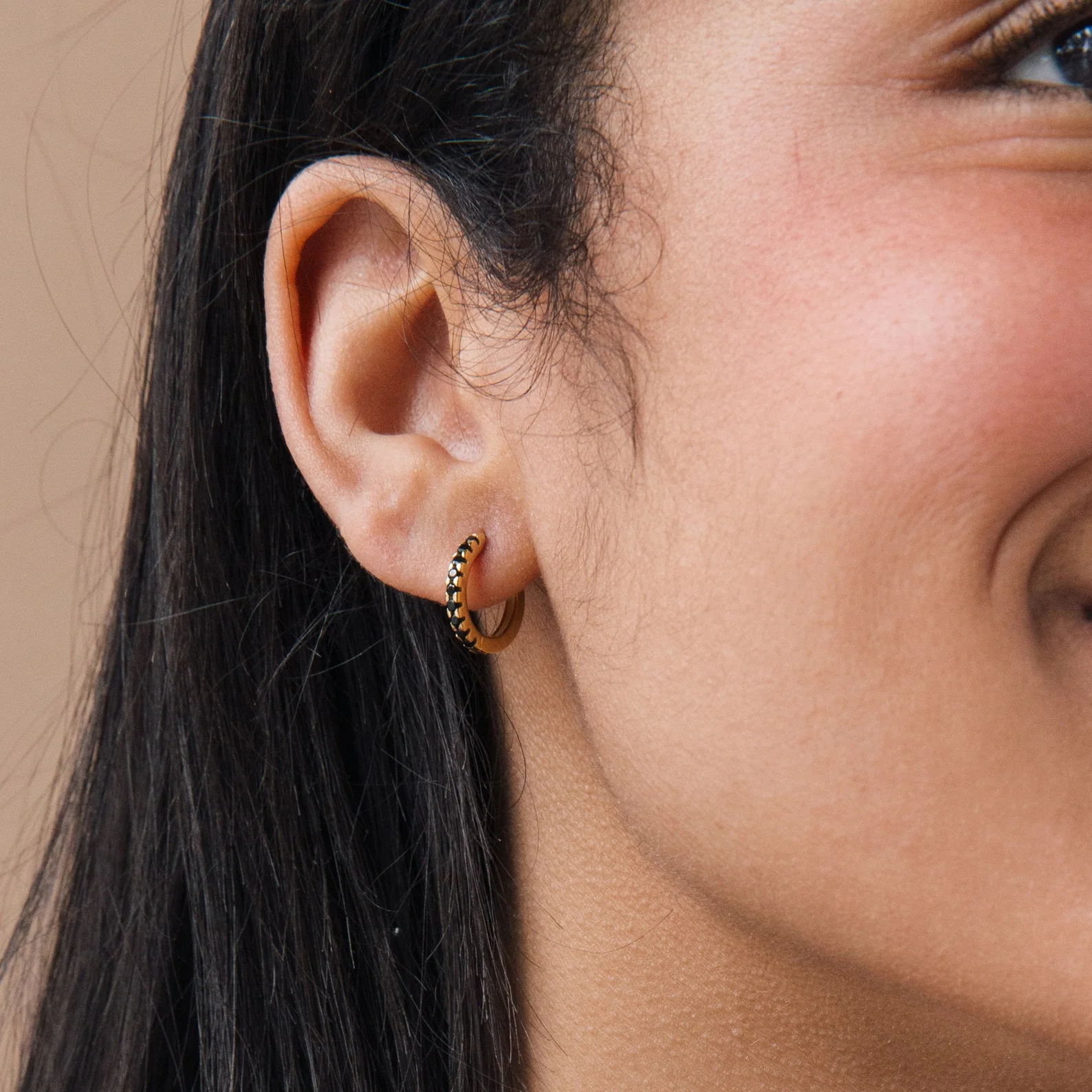 Black Onyx Hoops Bundle - Image 5