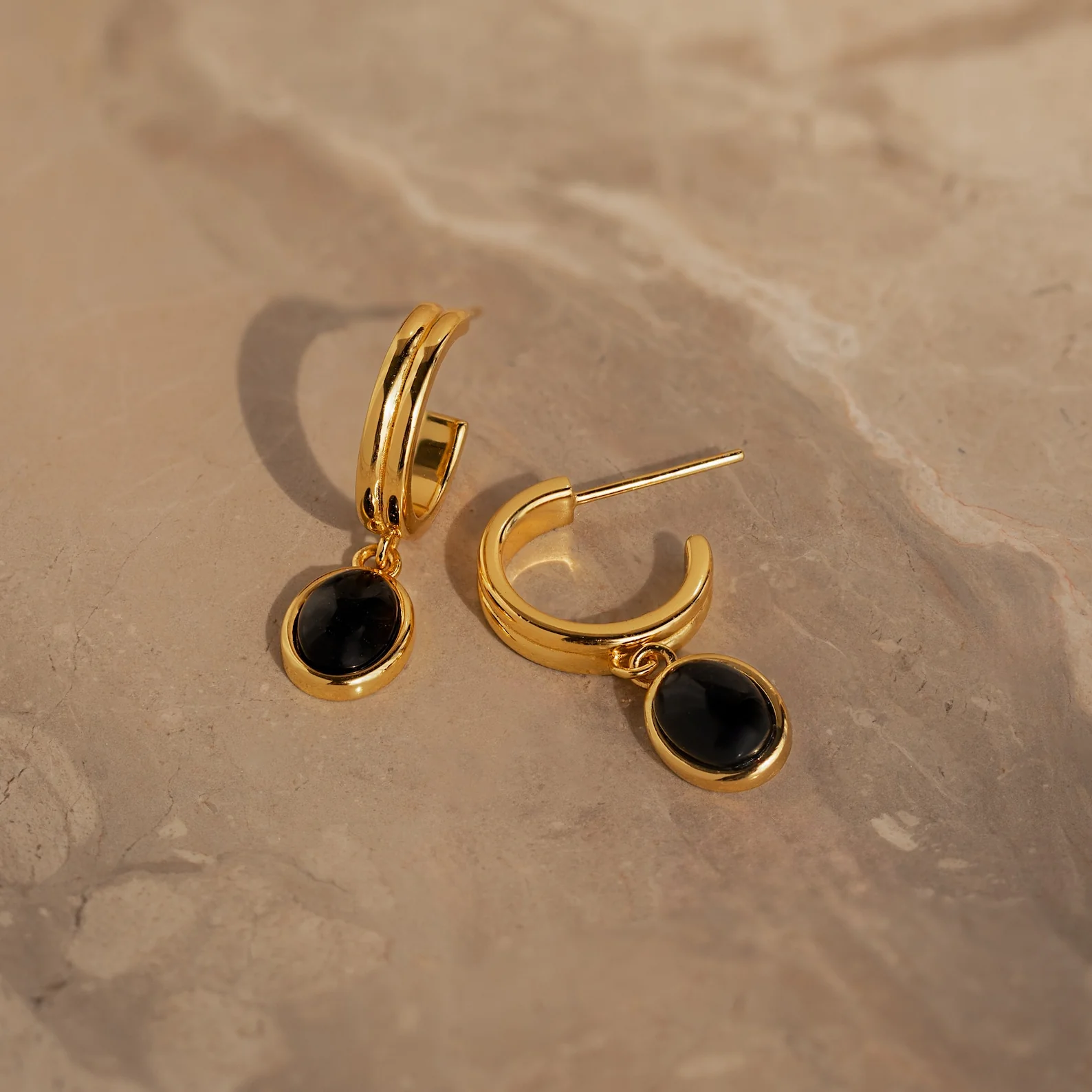 Black Onyx Hoops Bundle - Image 8