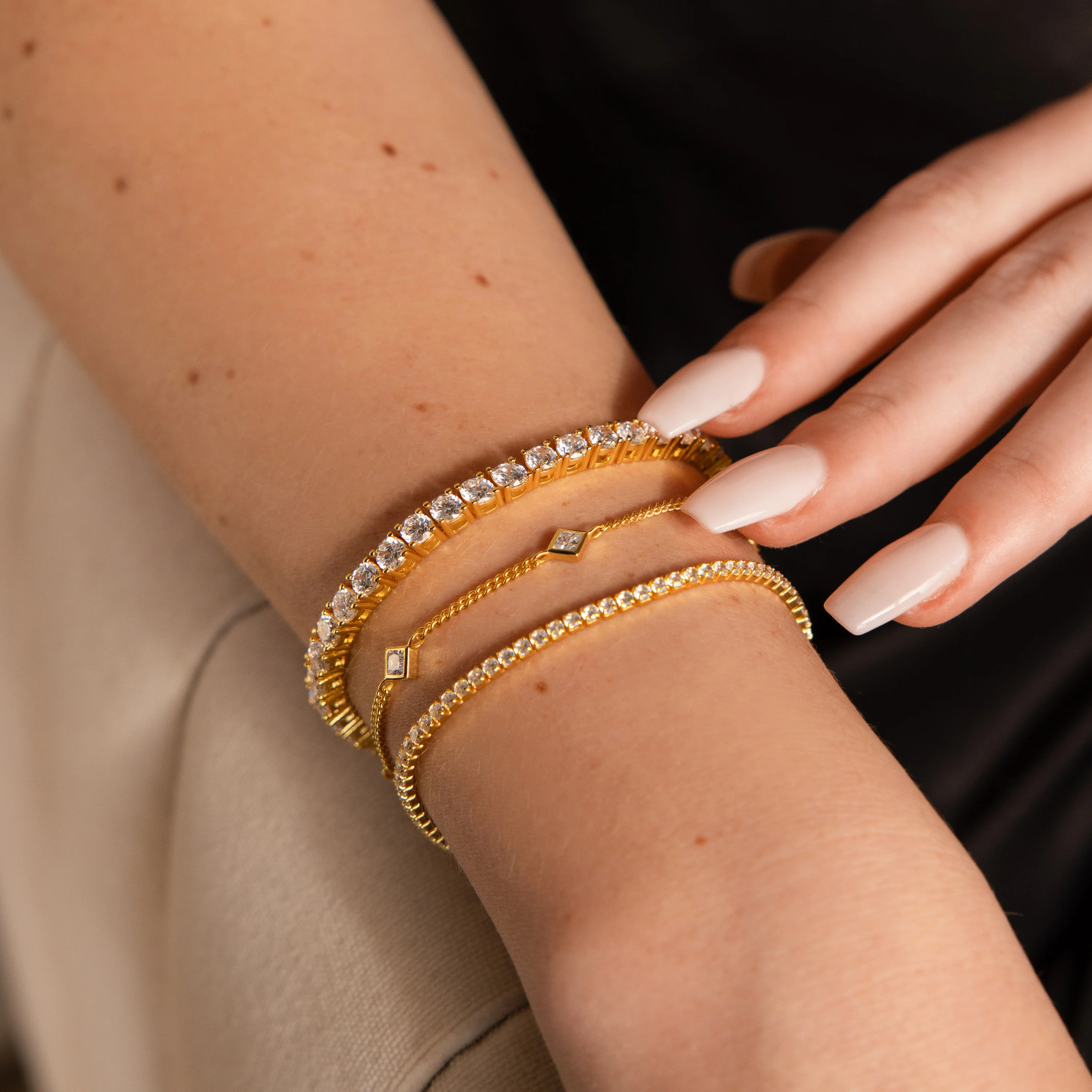 Bold Diamond Tennis Bracelet - Image 4