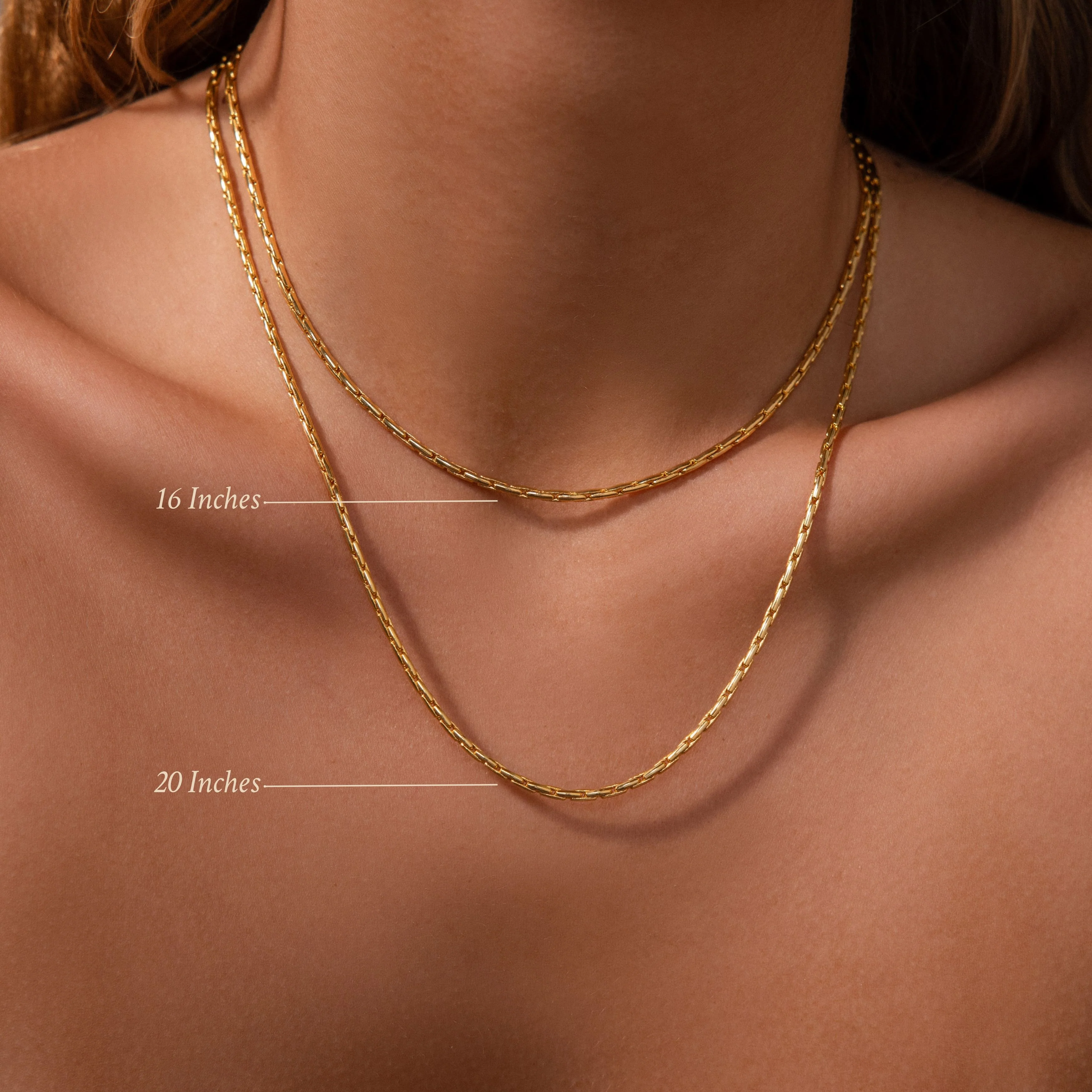 Bold Link Chain Necklace in 18K Gold - Image 6