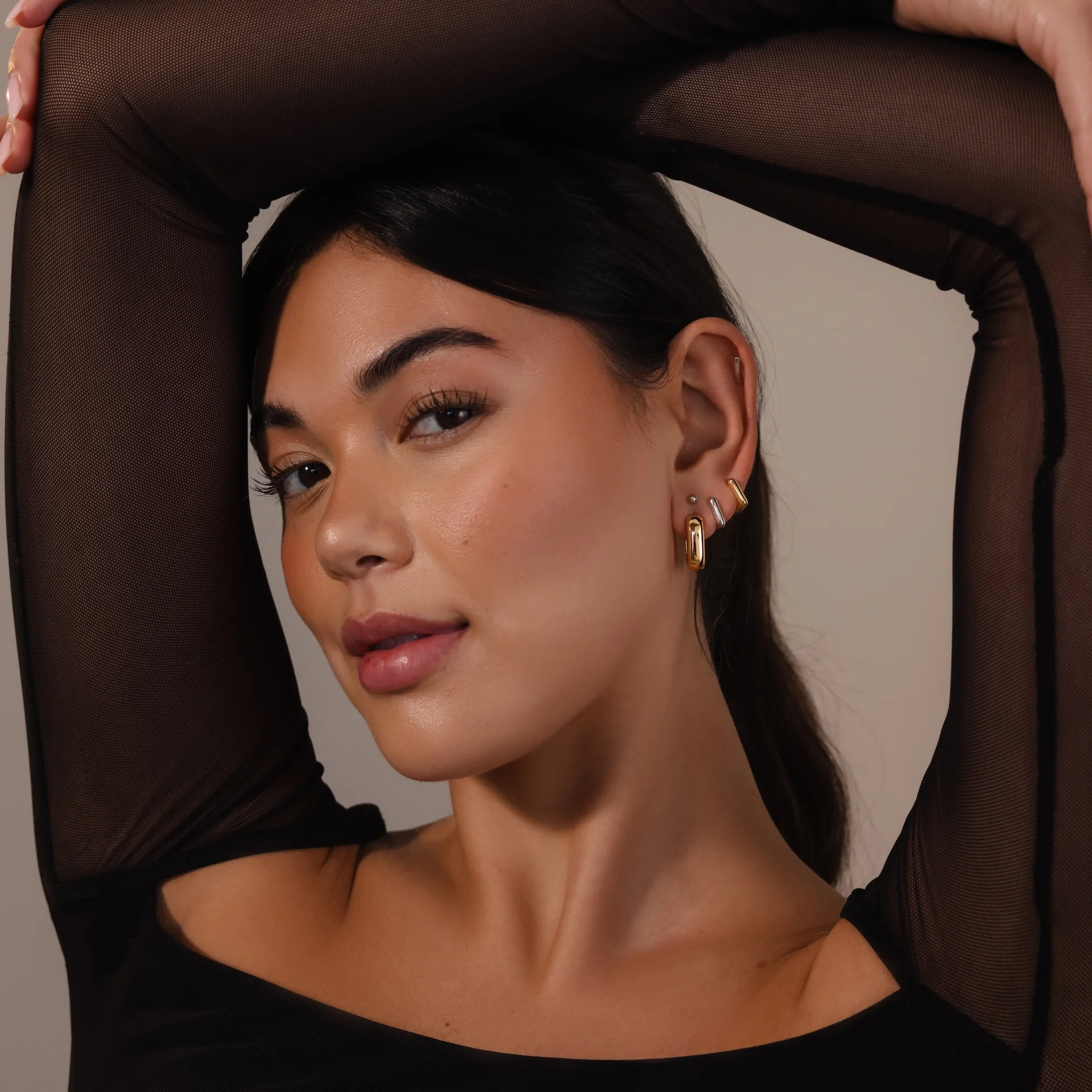 Bold Link Hoops - Image 8