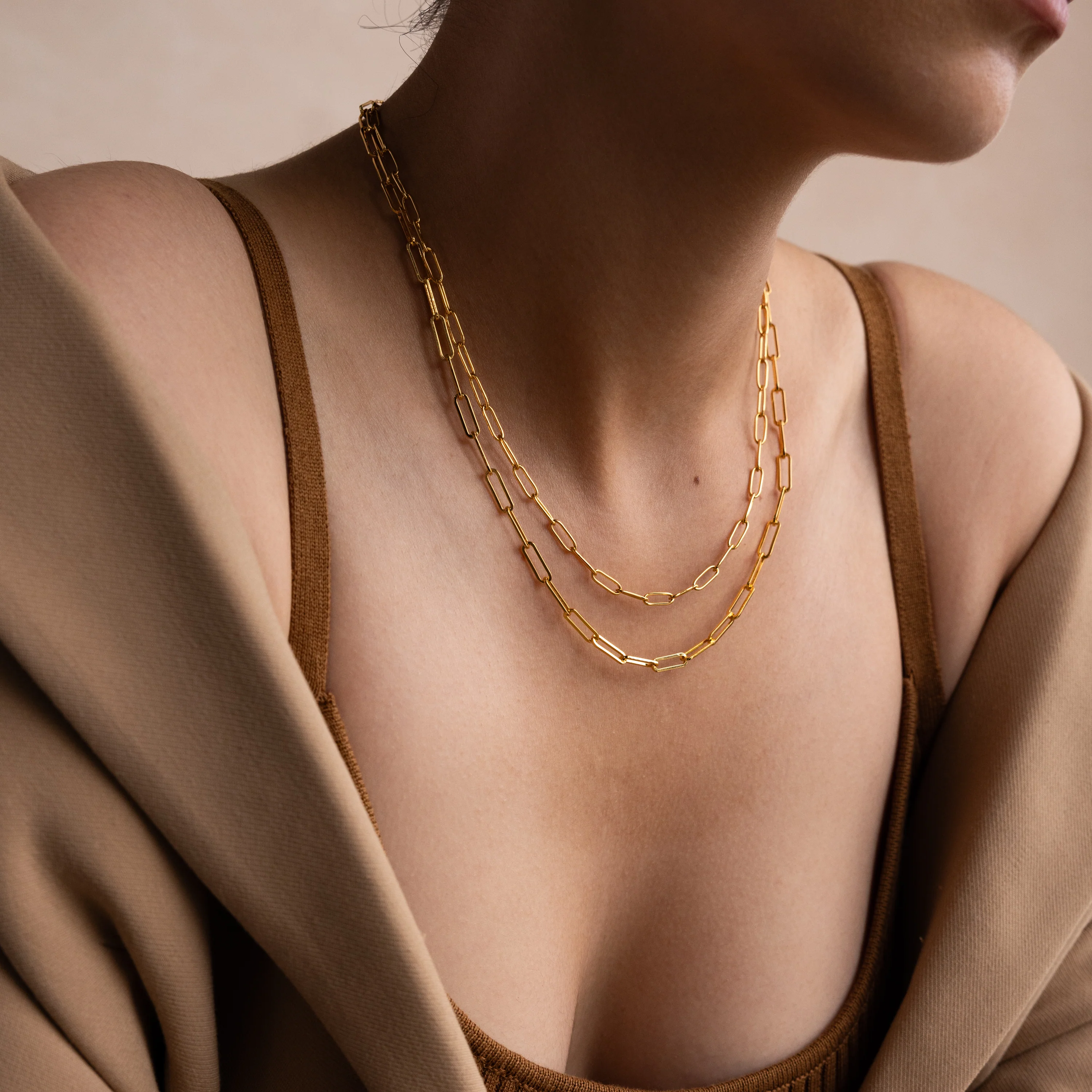 Bold Paperclip Chain Necklace - Image 5