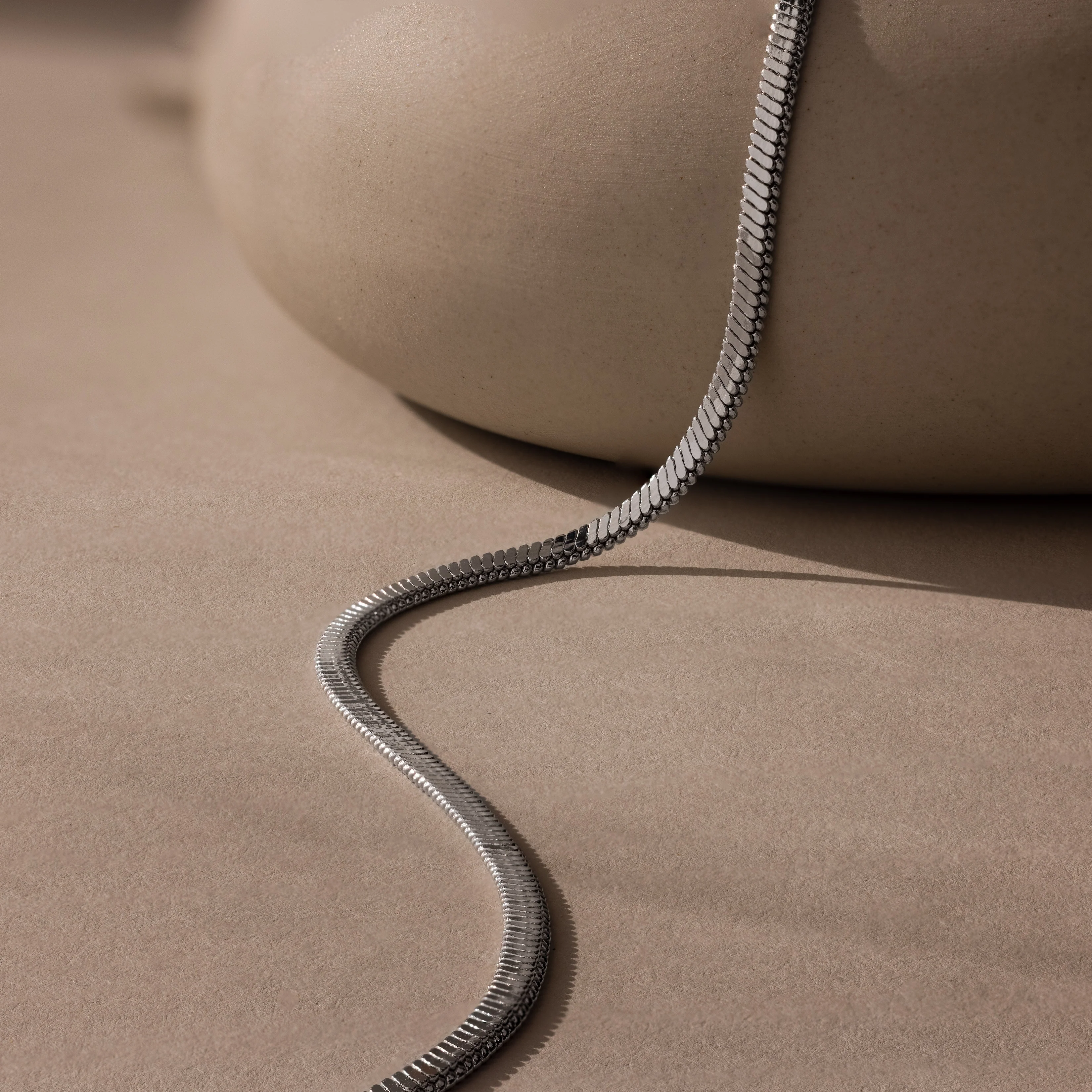 Bold Snake Chain Necklace - Image 6