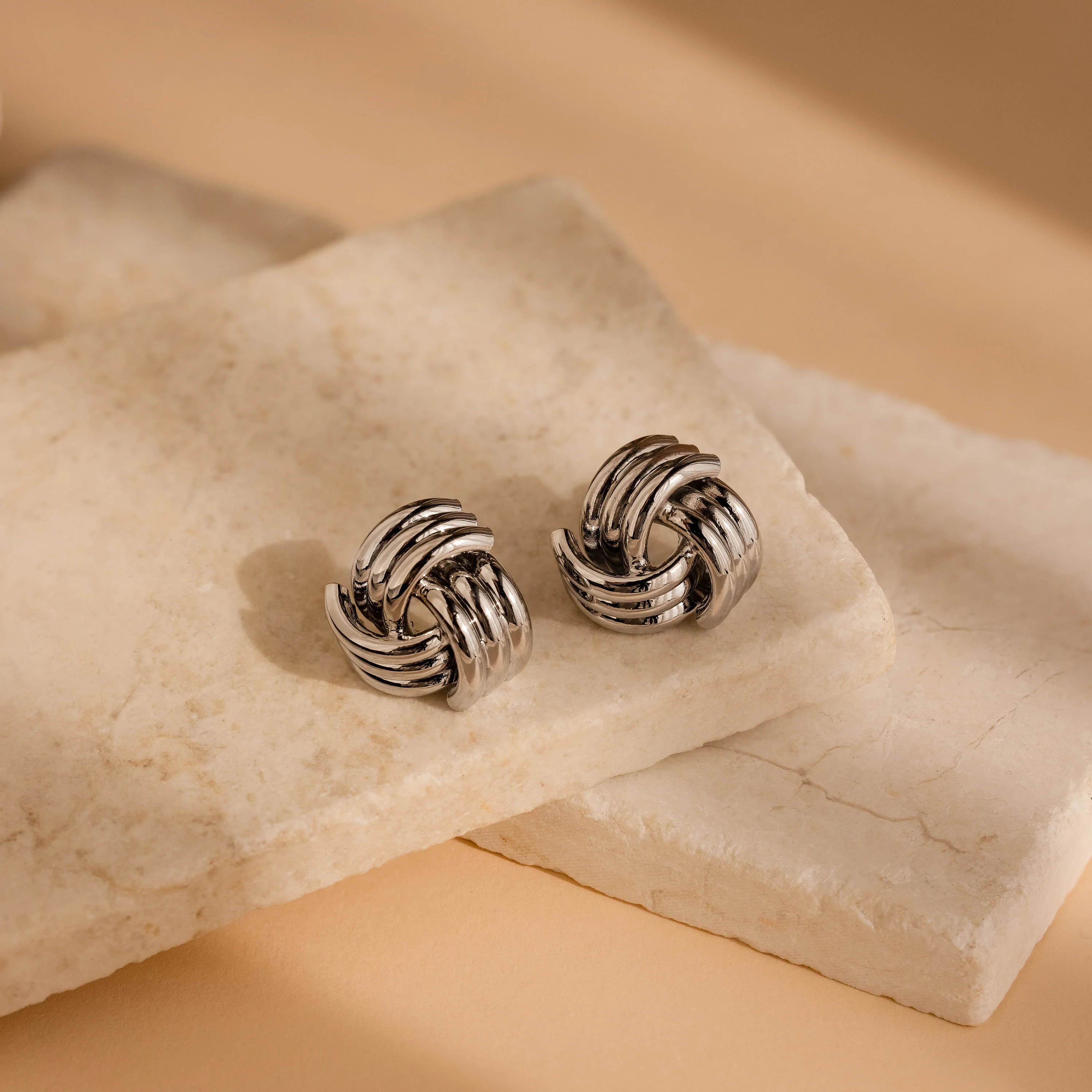 Bold Triple Knot Studs - Image 7
