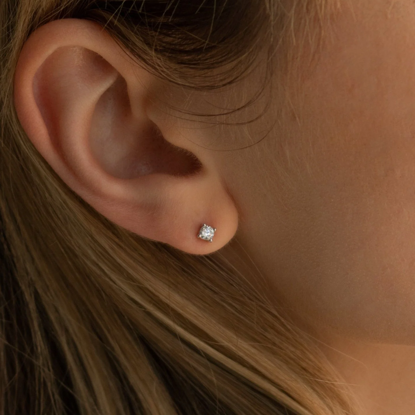 Booker Classic Diamond Studs - Image 5