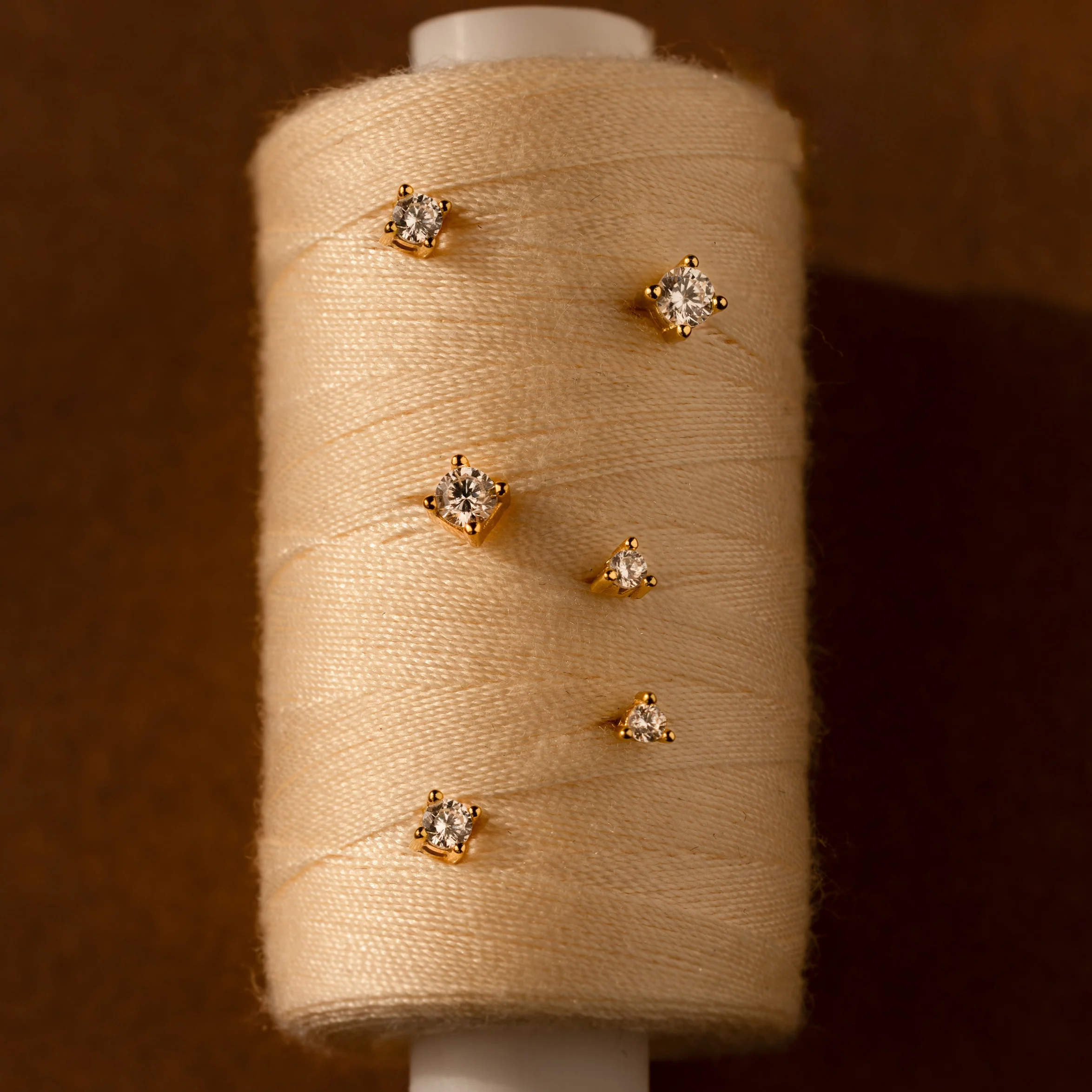 Booker Diamond Studs Set - Image 8