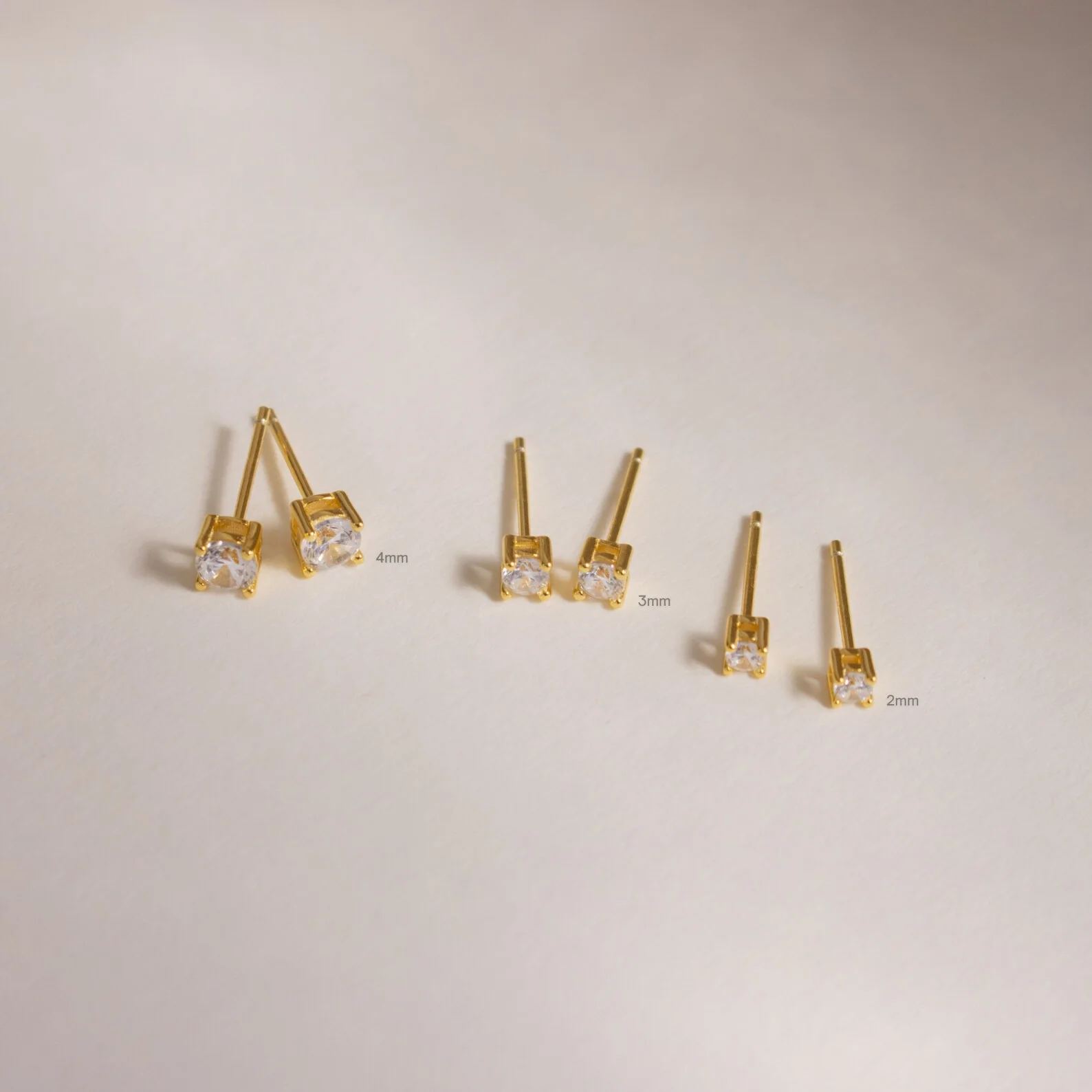 Booker Tiny Diamond Studs - Image 7