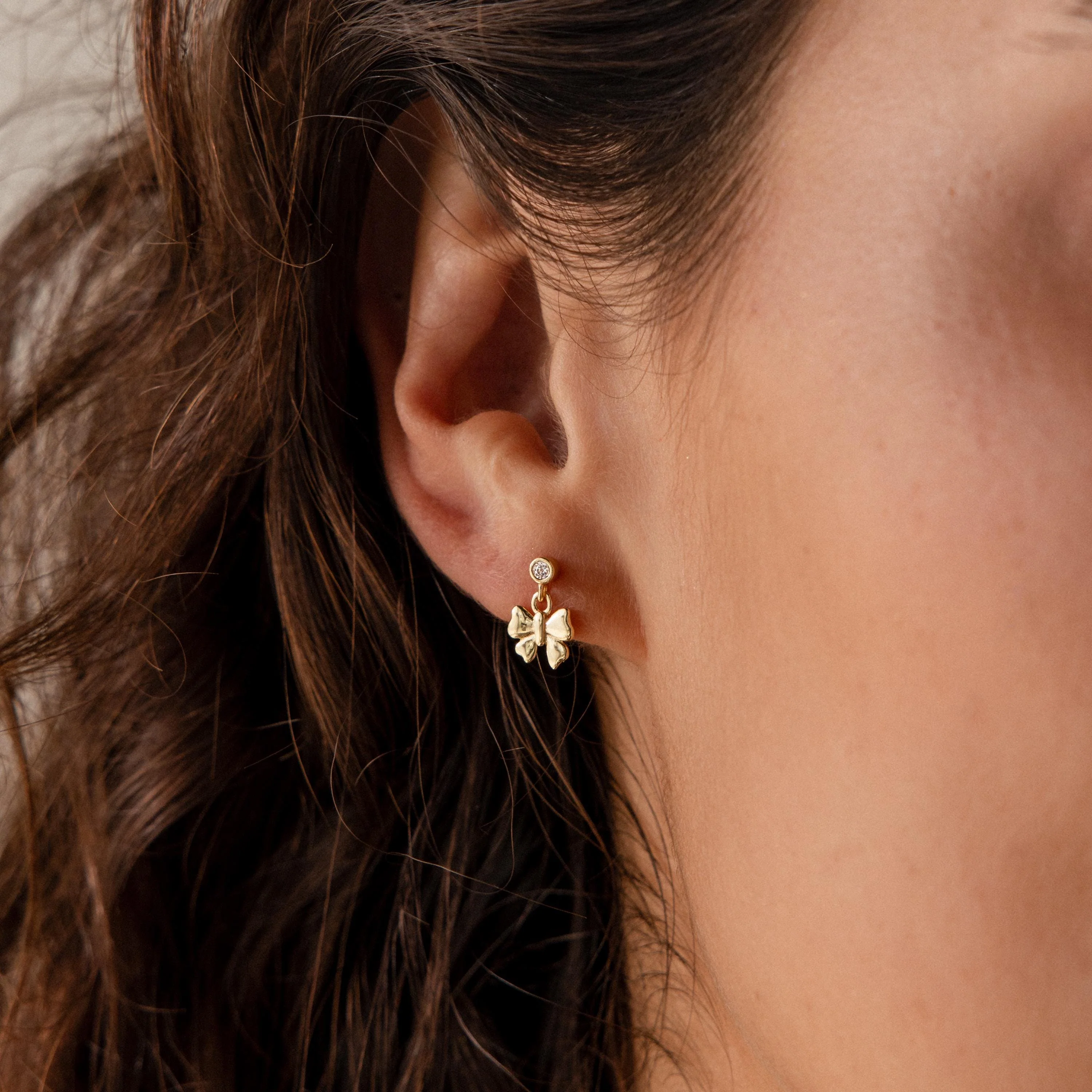 Bow Drop Studs - Image 3