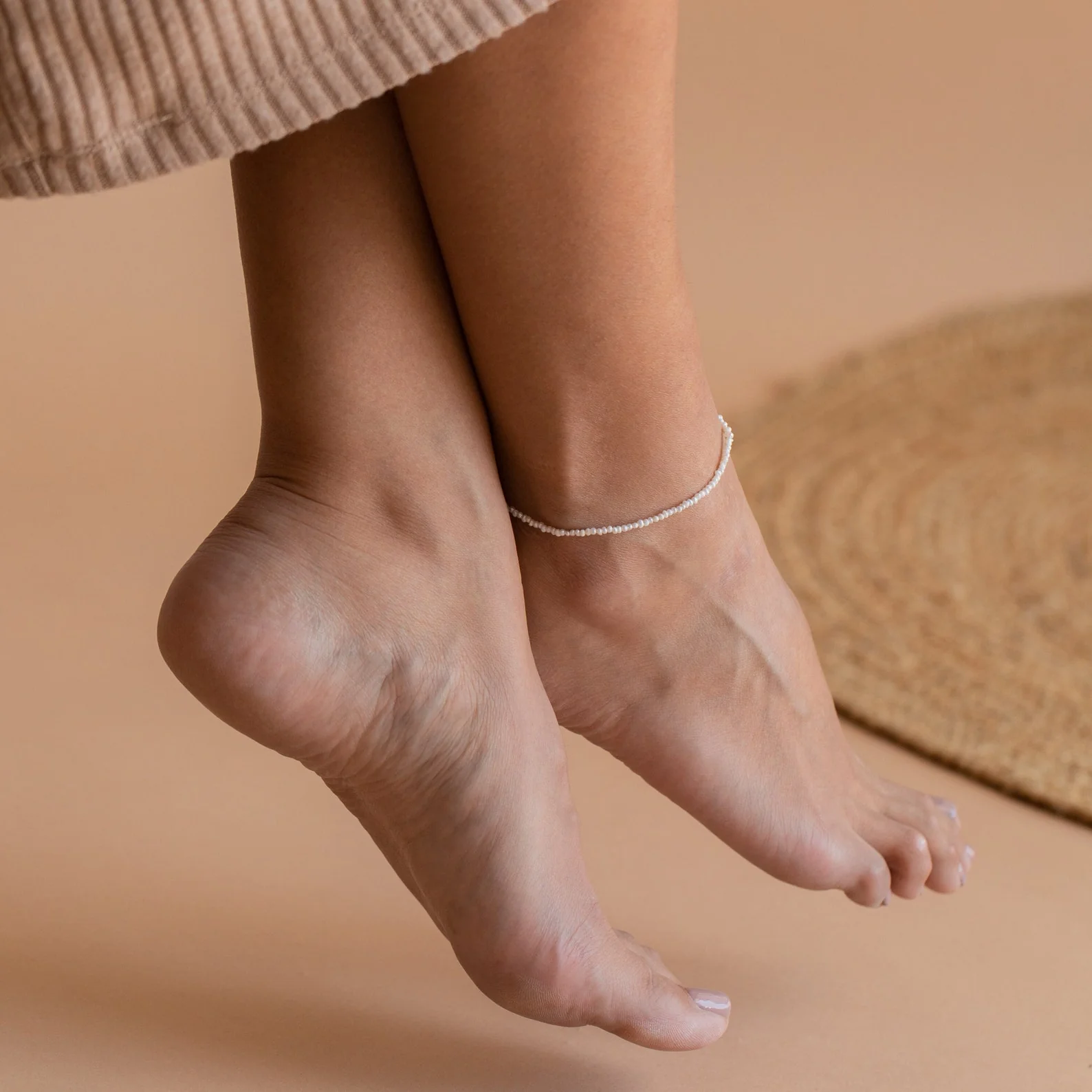 Brinley Pearl Anklet - Image 3