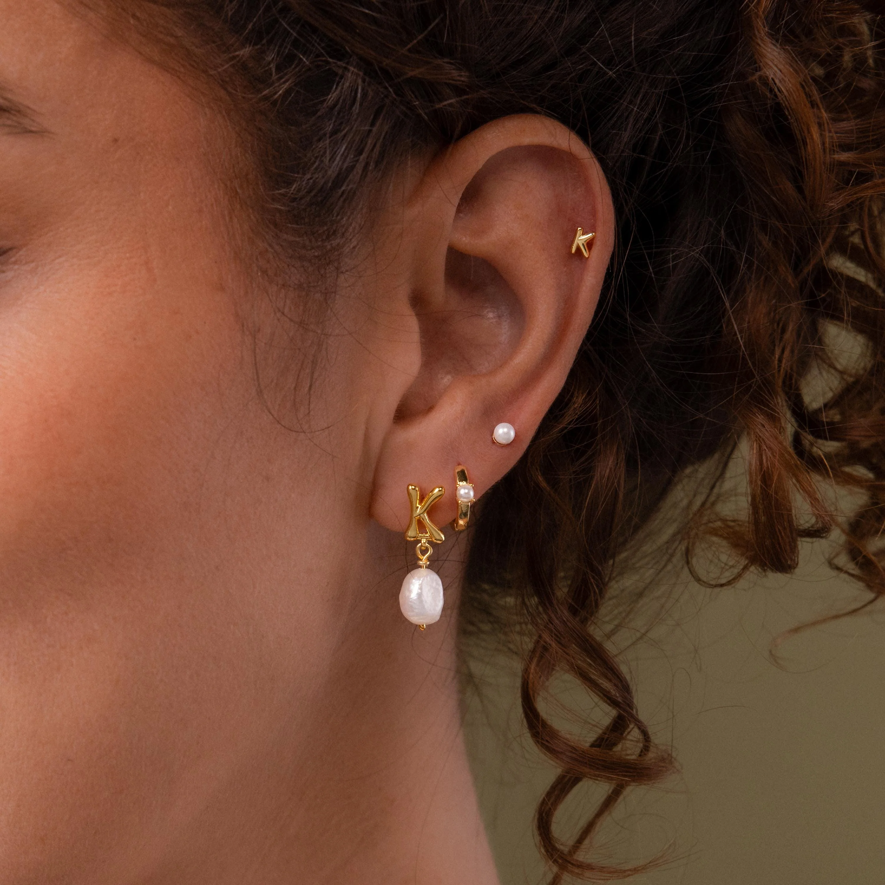 Bubble Initial Flatback Studs - Image 4
