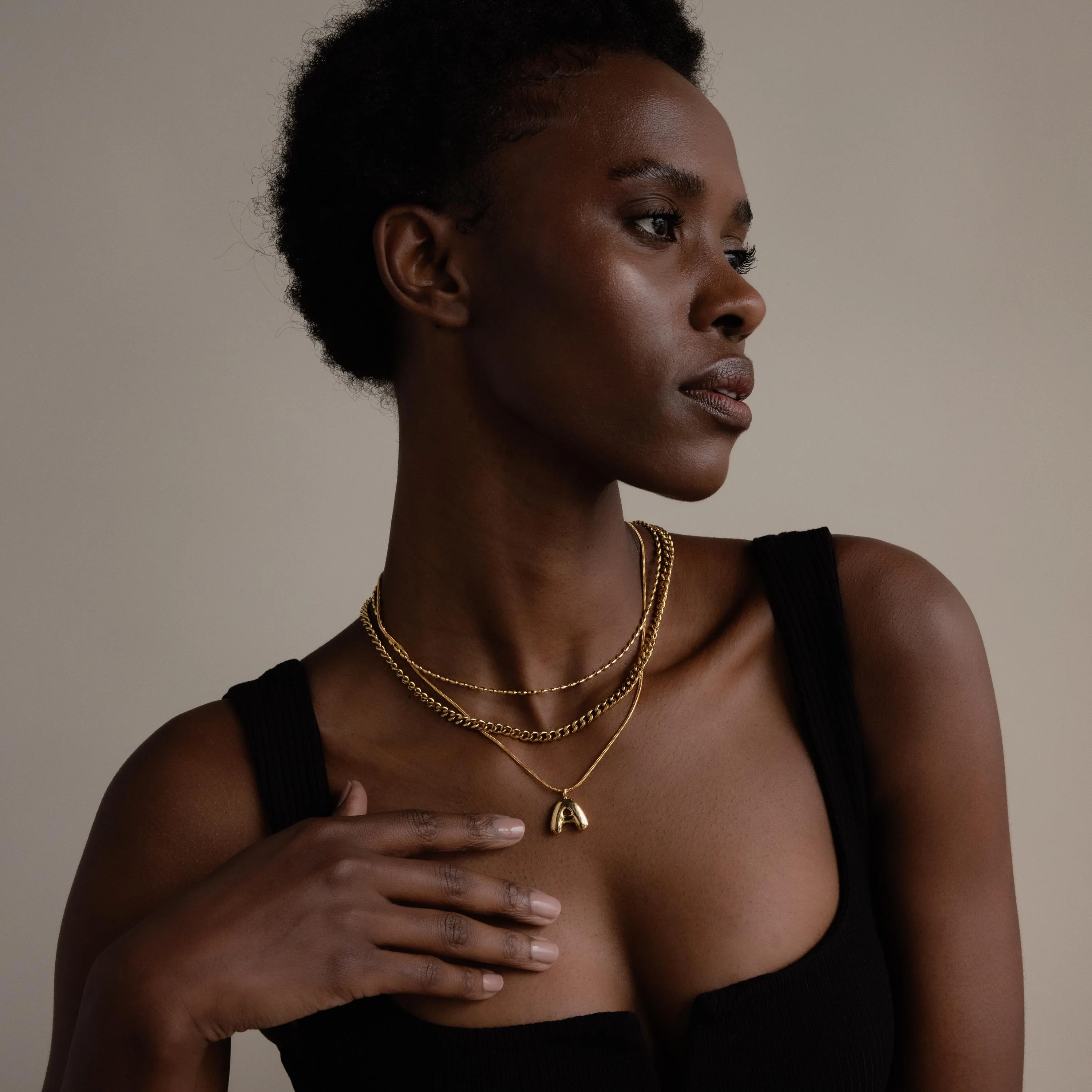 Bubble Letter Necklace - Image 5