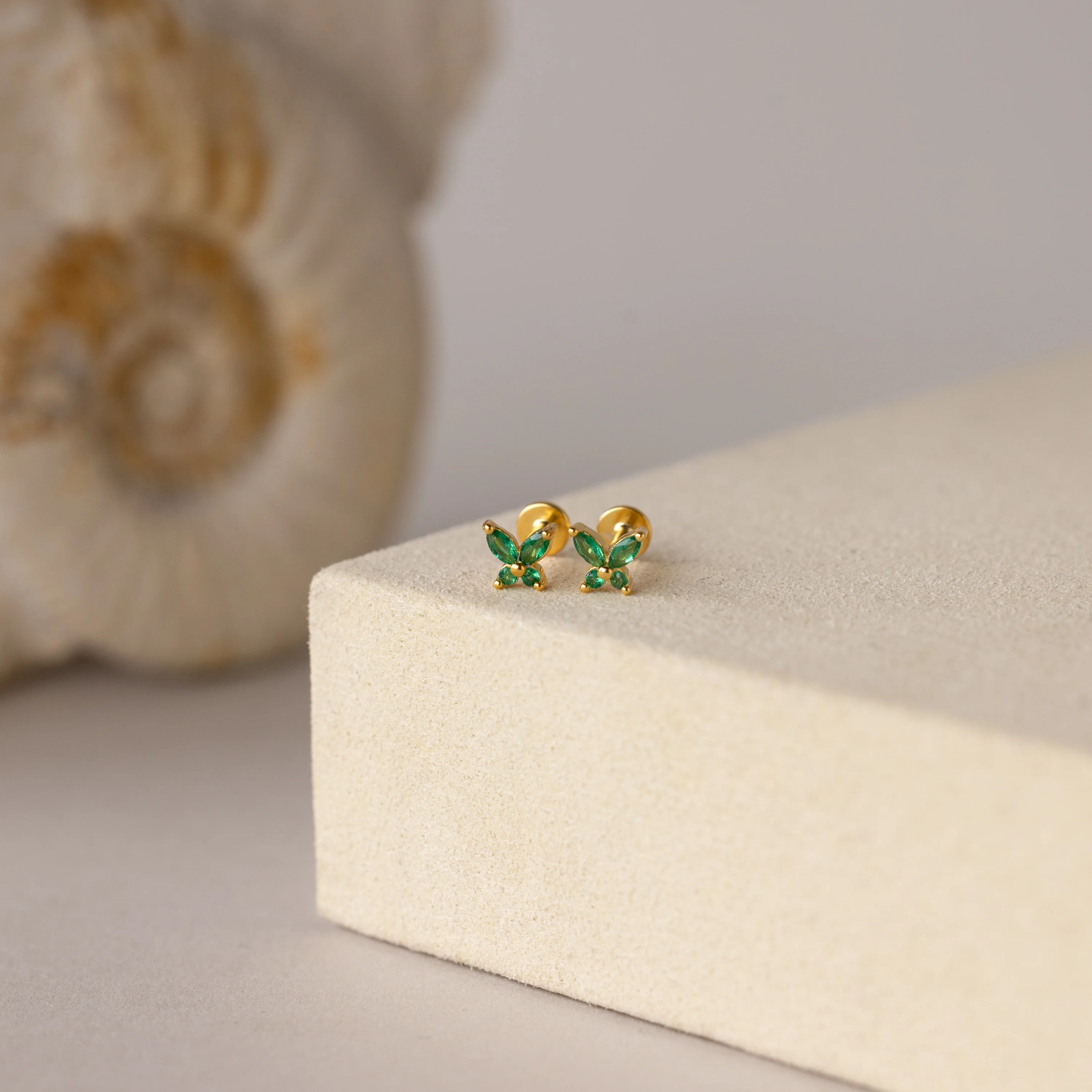 Butterfly Birthstone Flatback Studs - Image 6