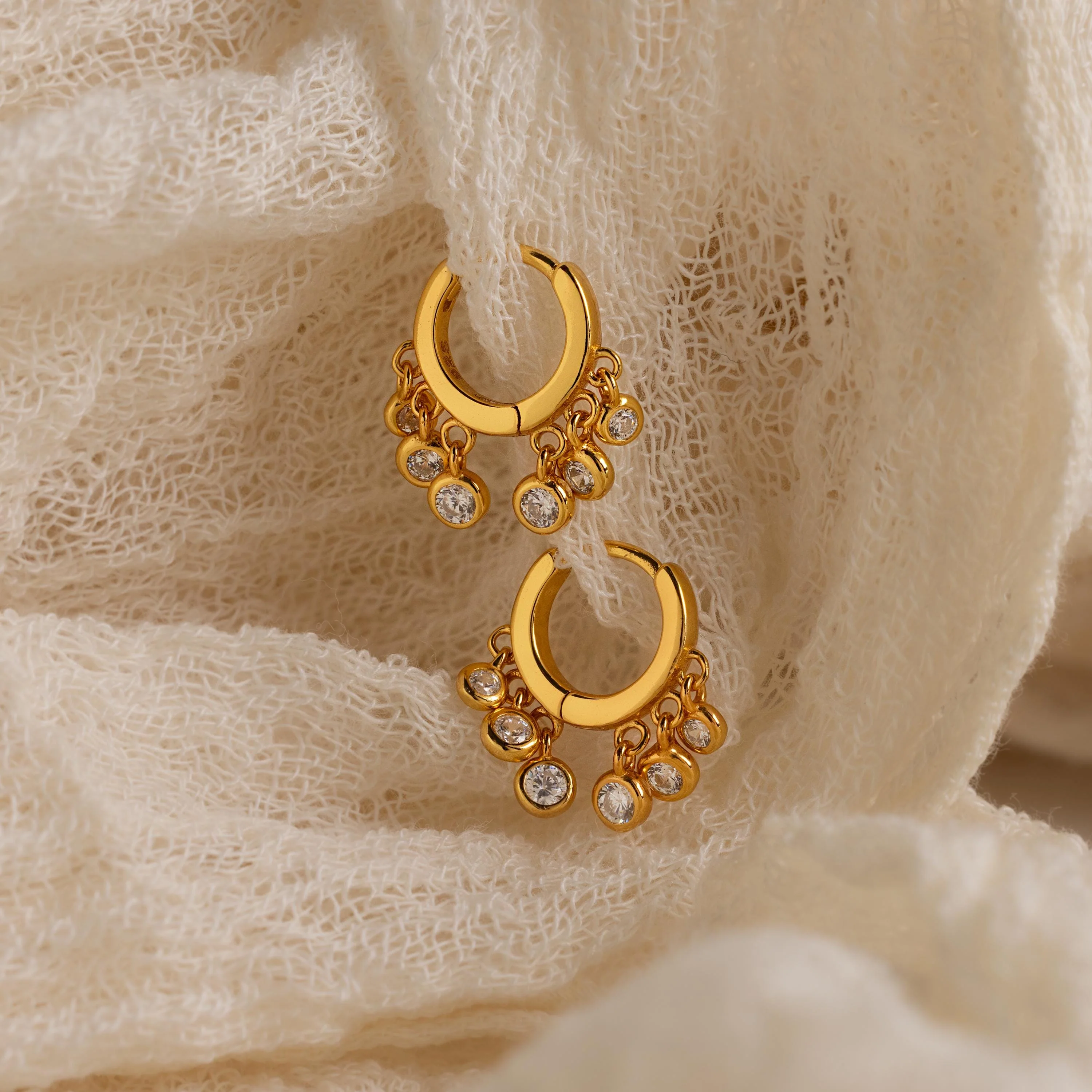 Chandelier Diamond Huggies - Image 7