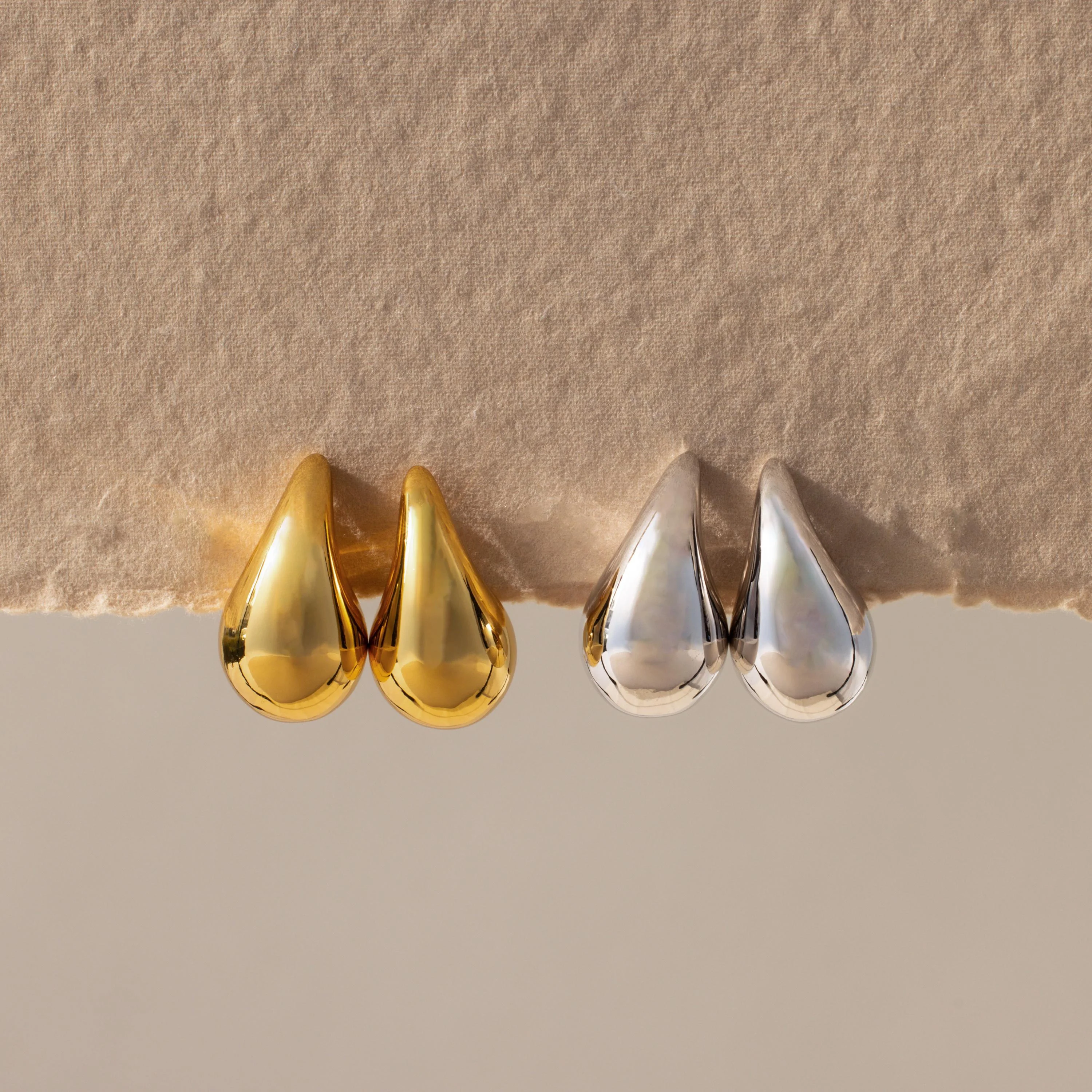 Chunky Tear Drop Studs - Image 3
