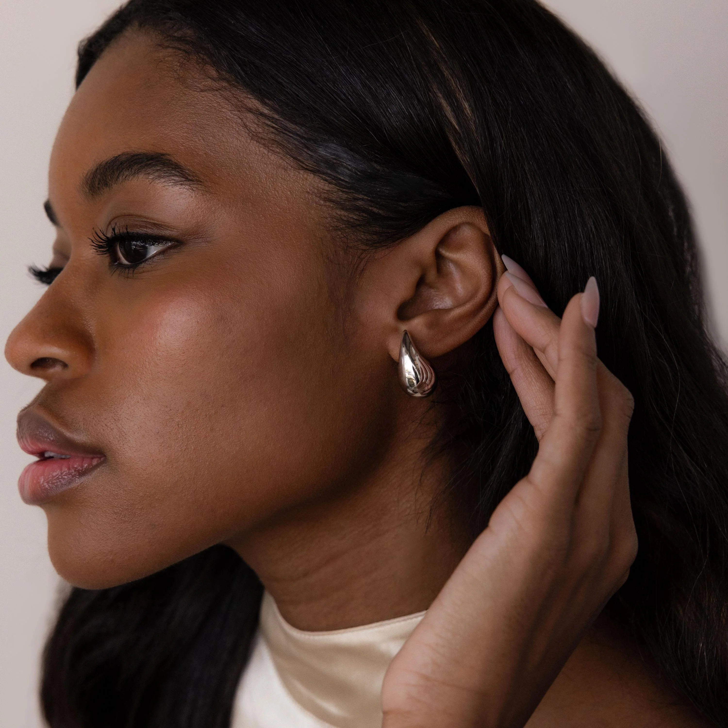 Chunky Tear Drop Studs - Image 4