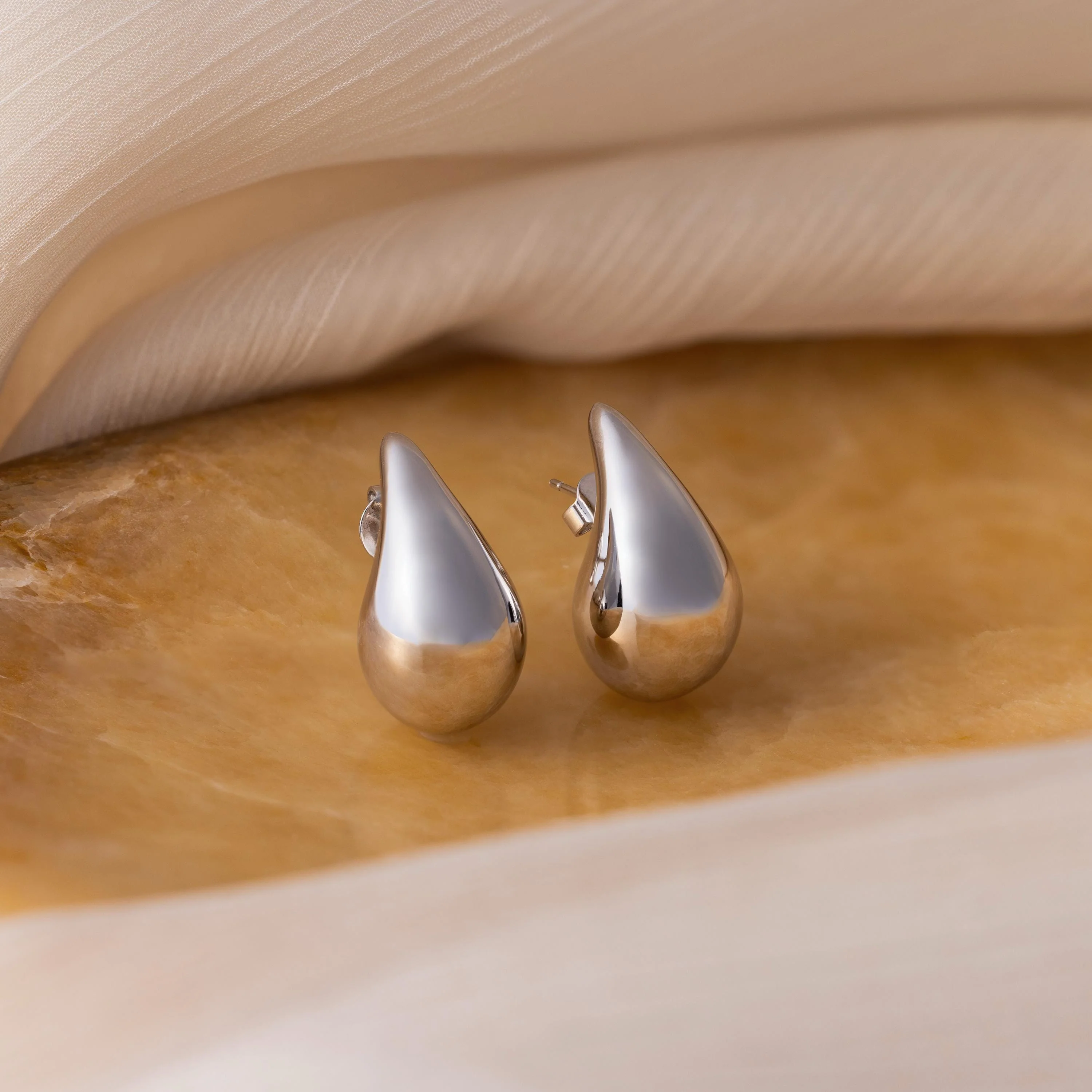 Chunky Tear Drop Studs - Image 5