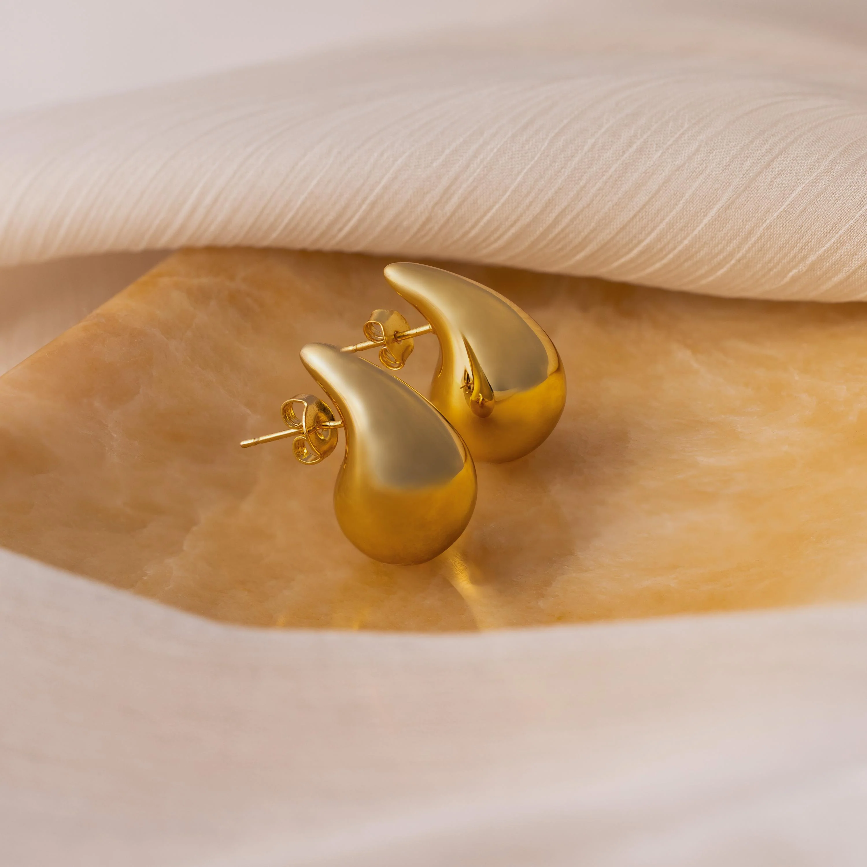 Chunky Tear Drop Studs - Image 7