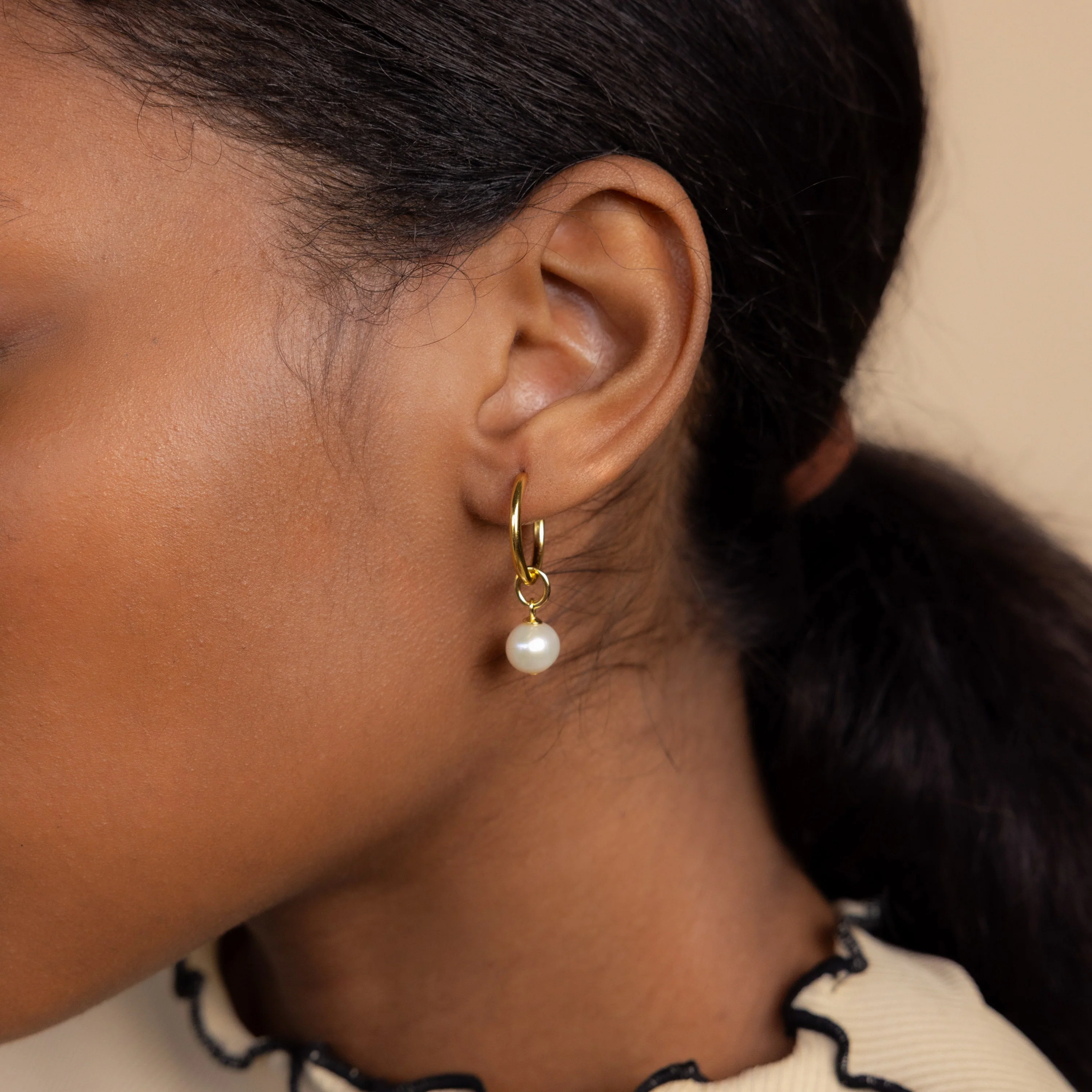 Classic Pearl Charm in Silver - Image 7