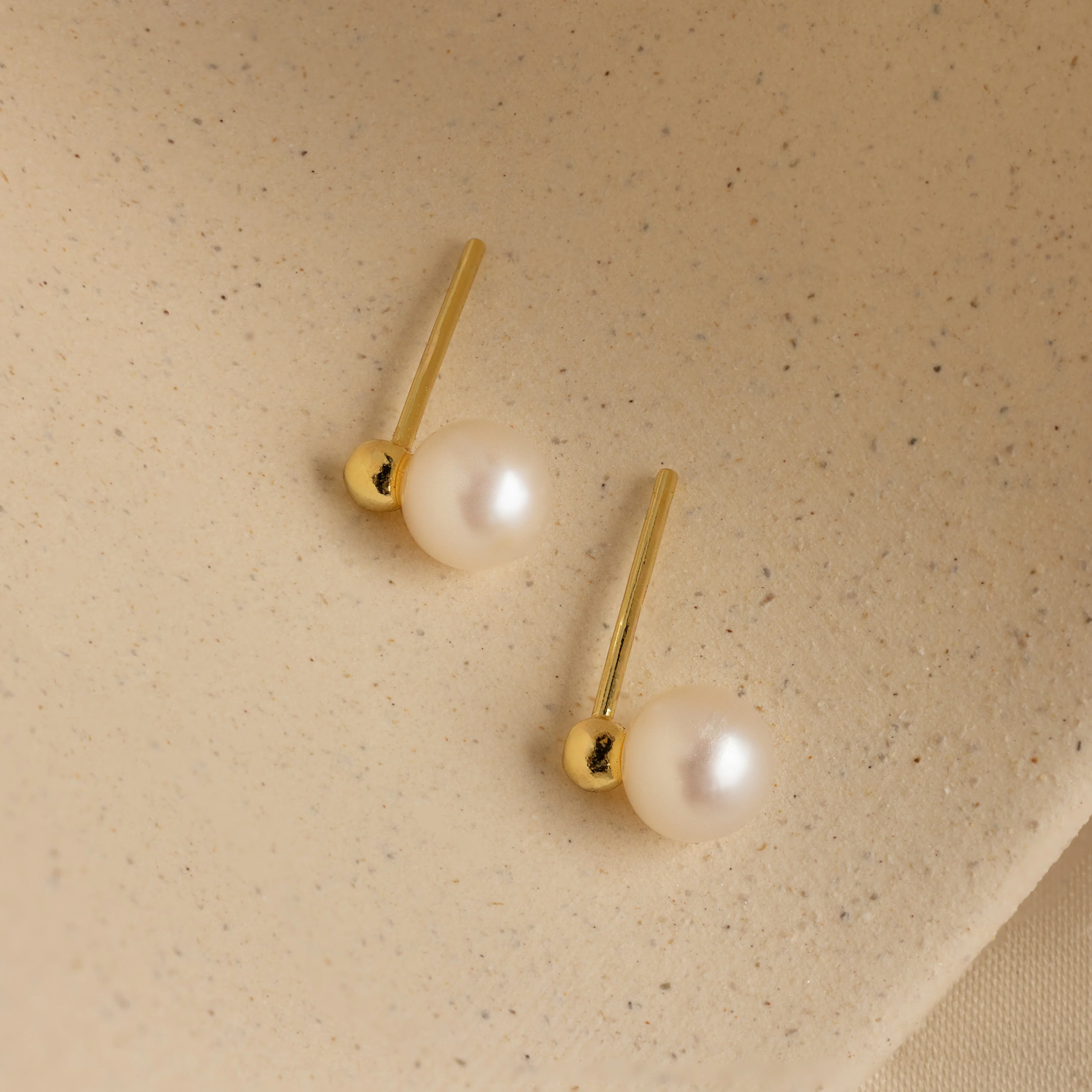 Classic Pearl Studs - Image 7