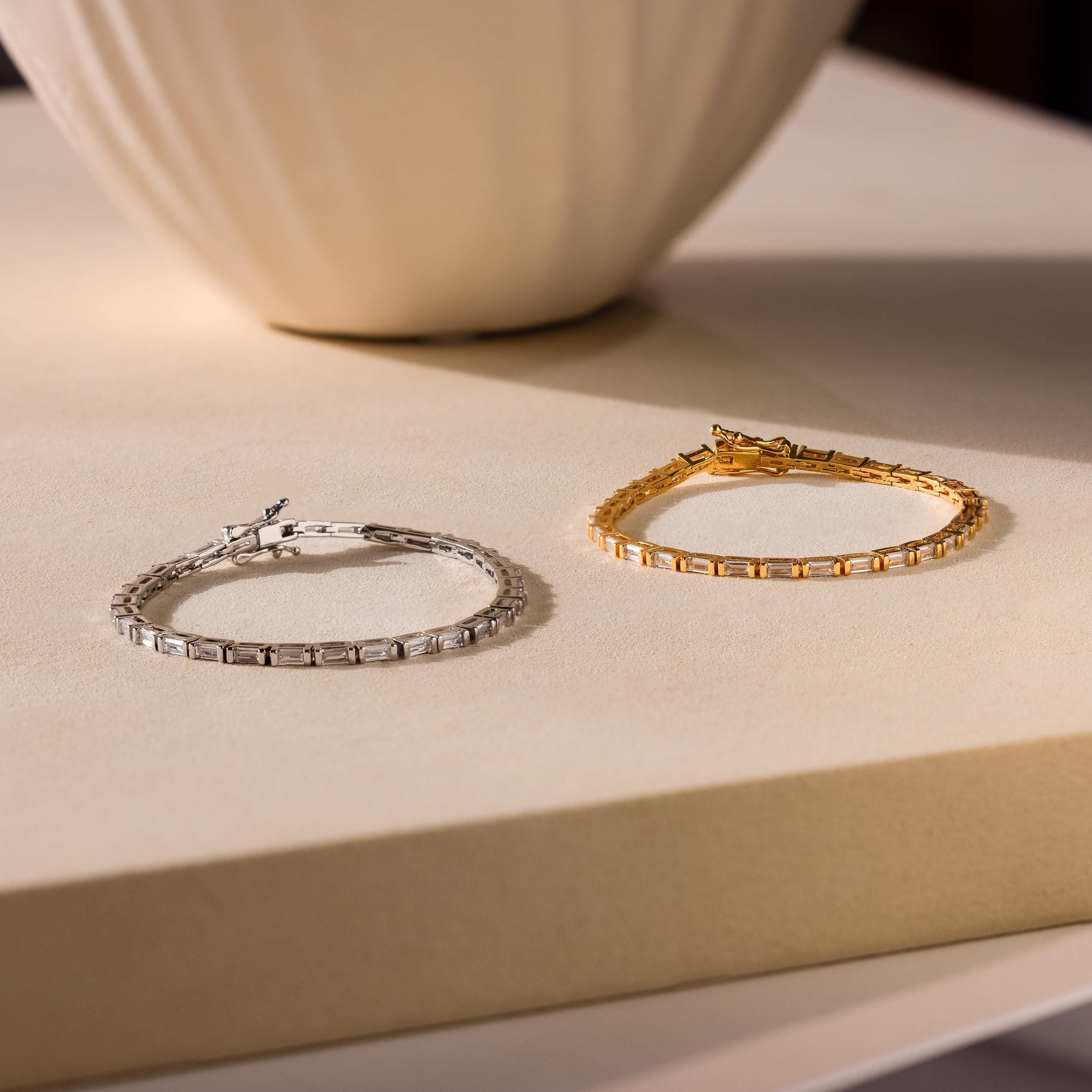 Claudia Baguette Tennis Bracelet - Image 4