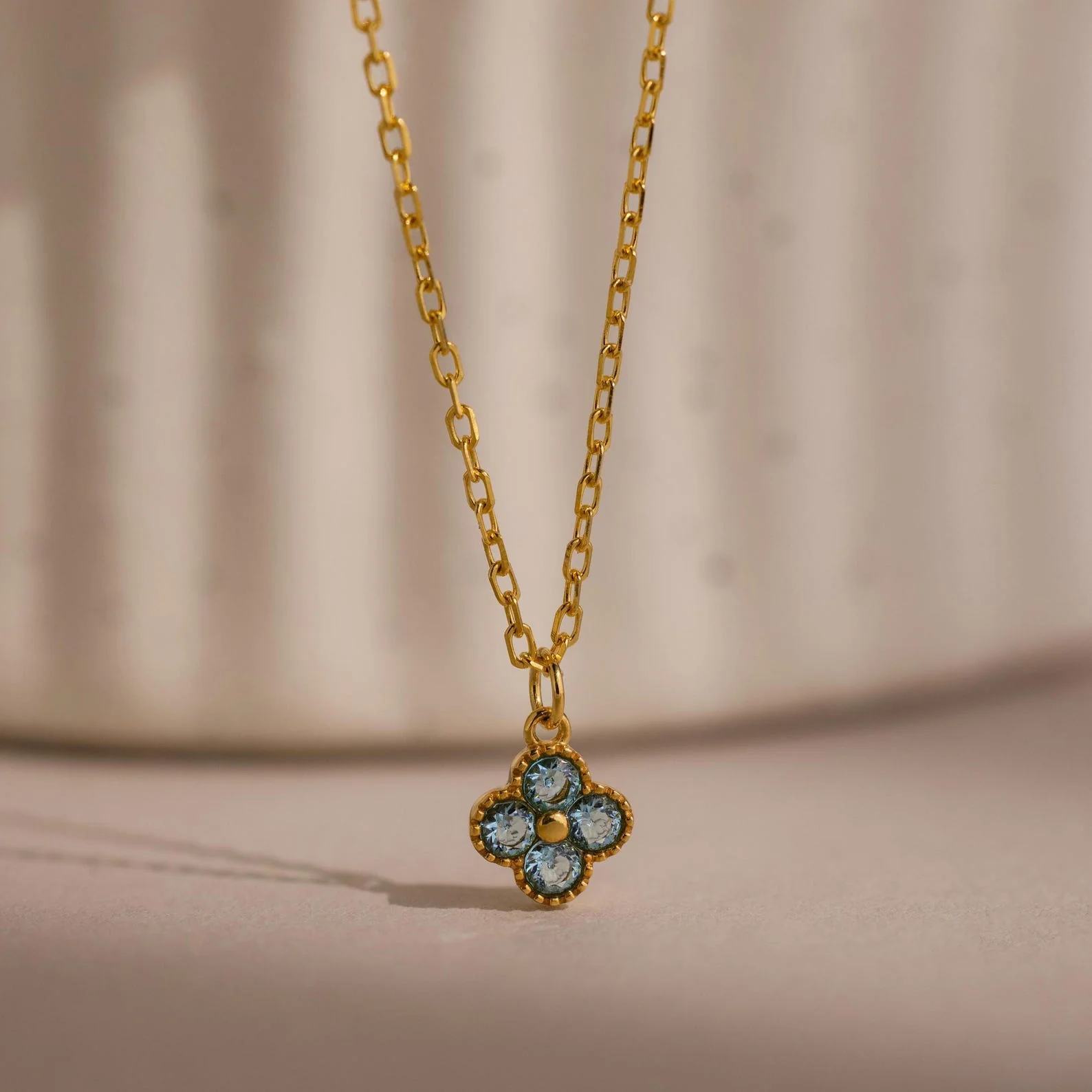 Clover Birthstone Necklace - Image 5