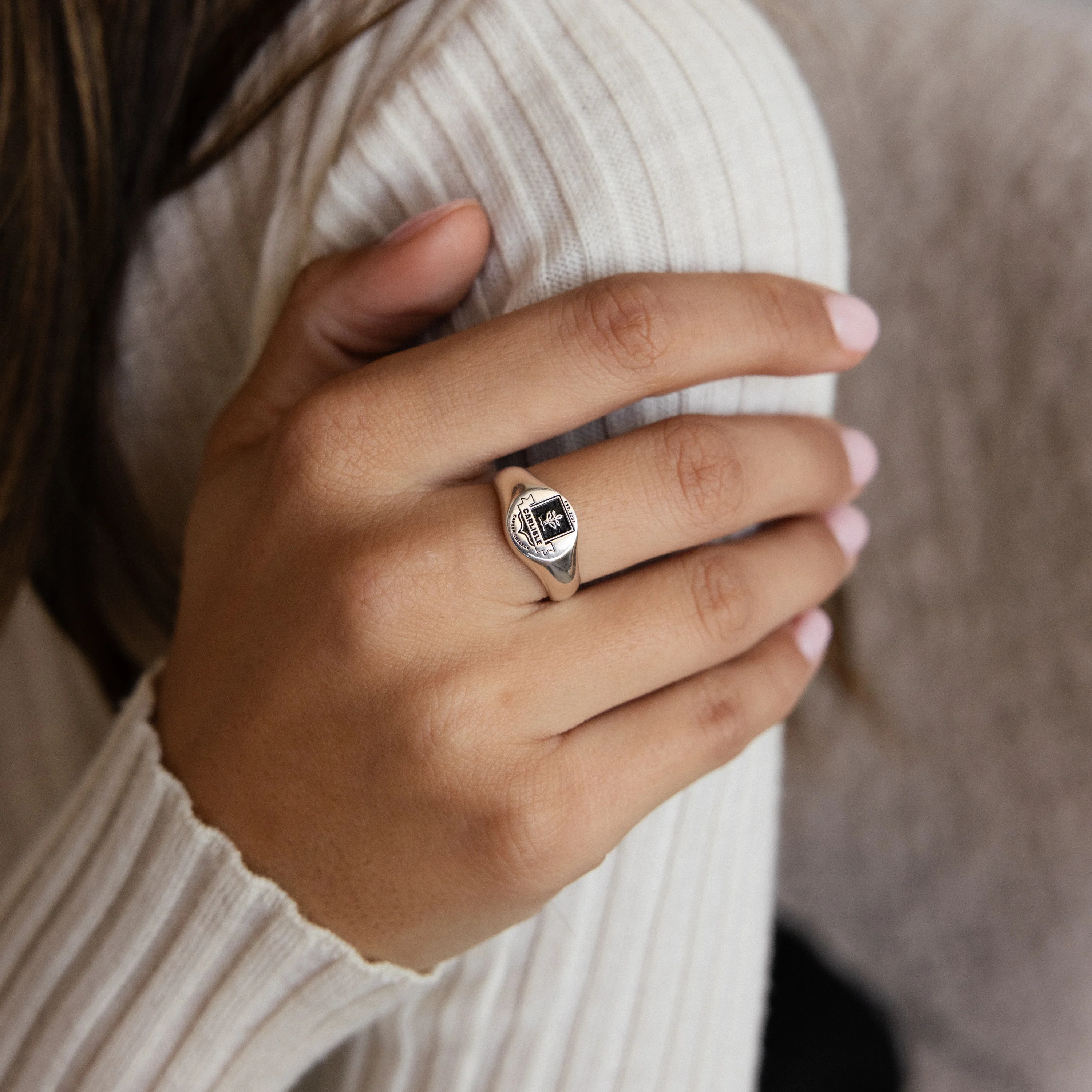 College Emblem Signet Ring - Image 4