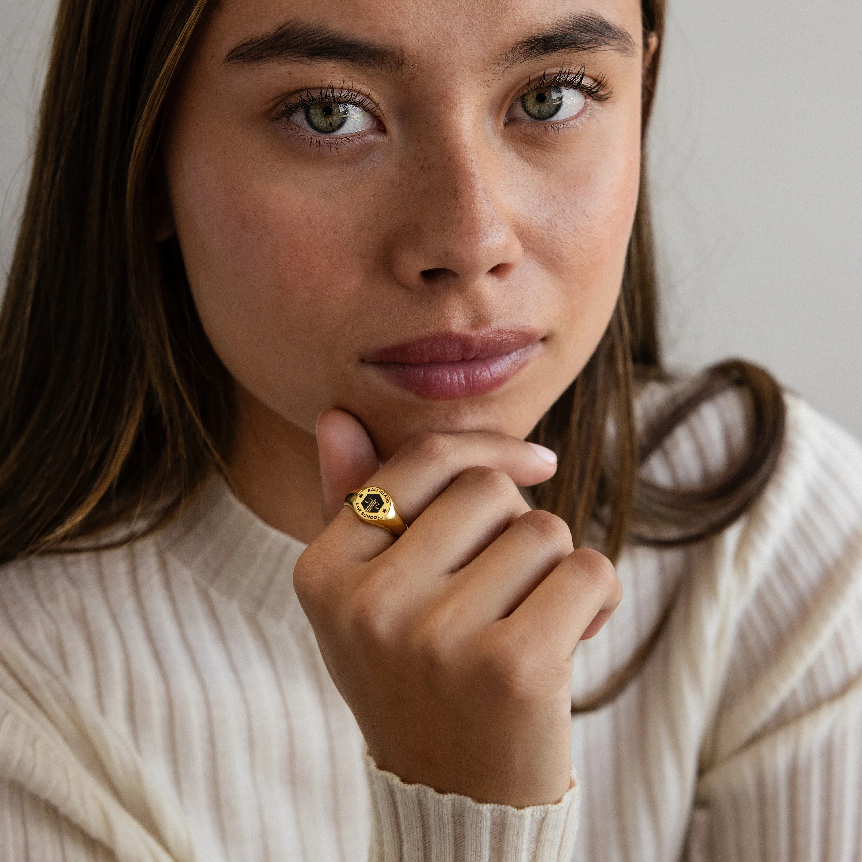 College Emblem Signet Ring - Image 8
