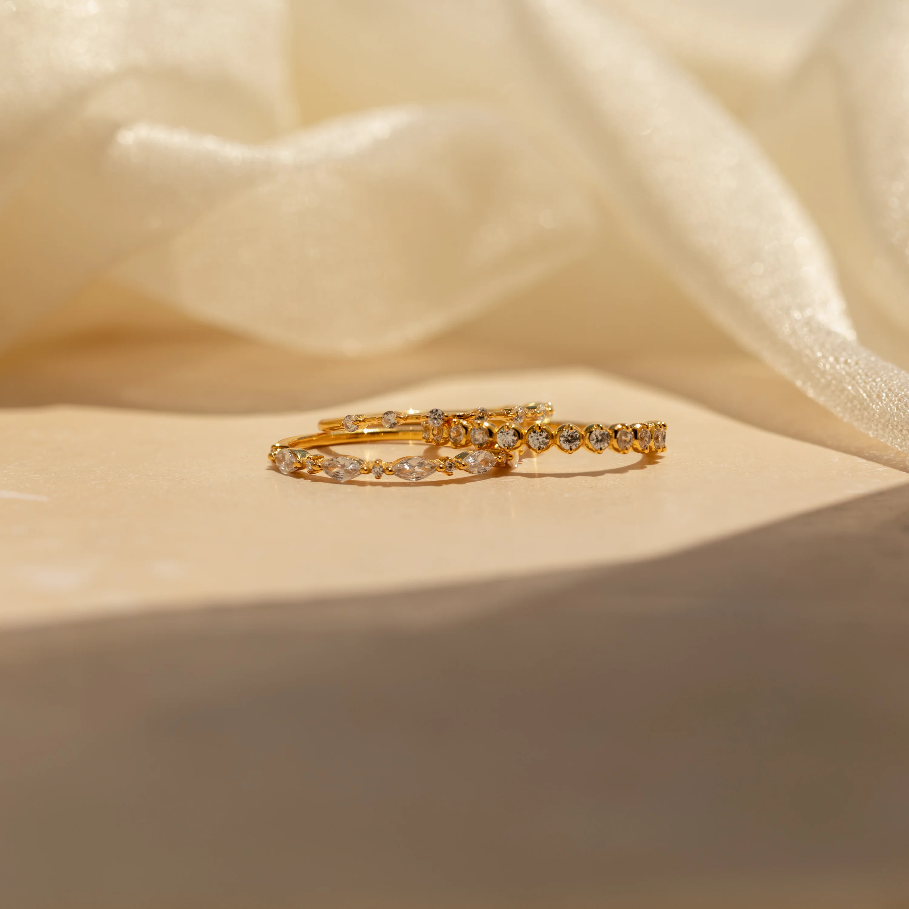 Crystal Stacking Ring Set - Image 4