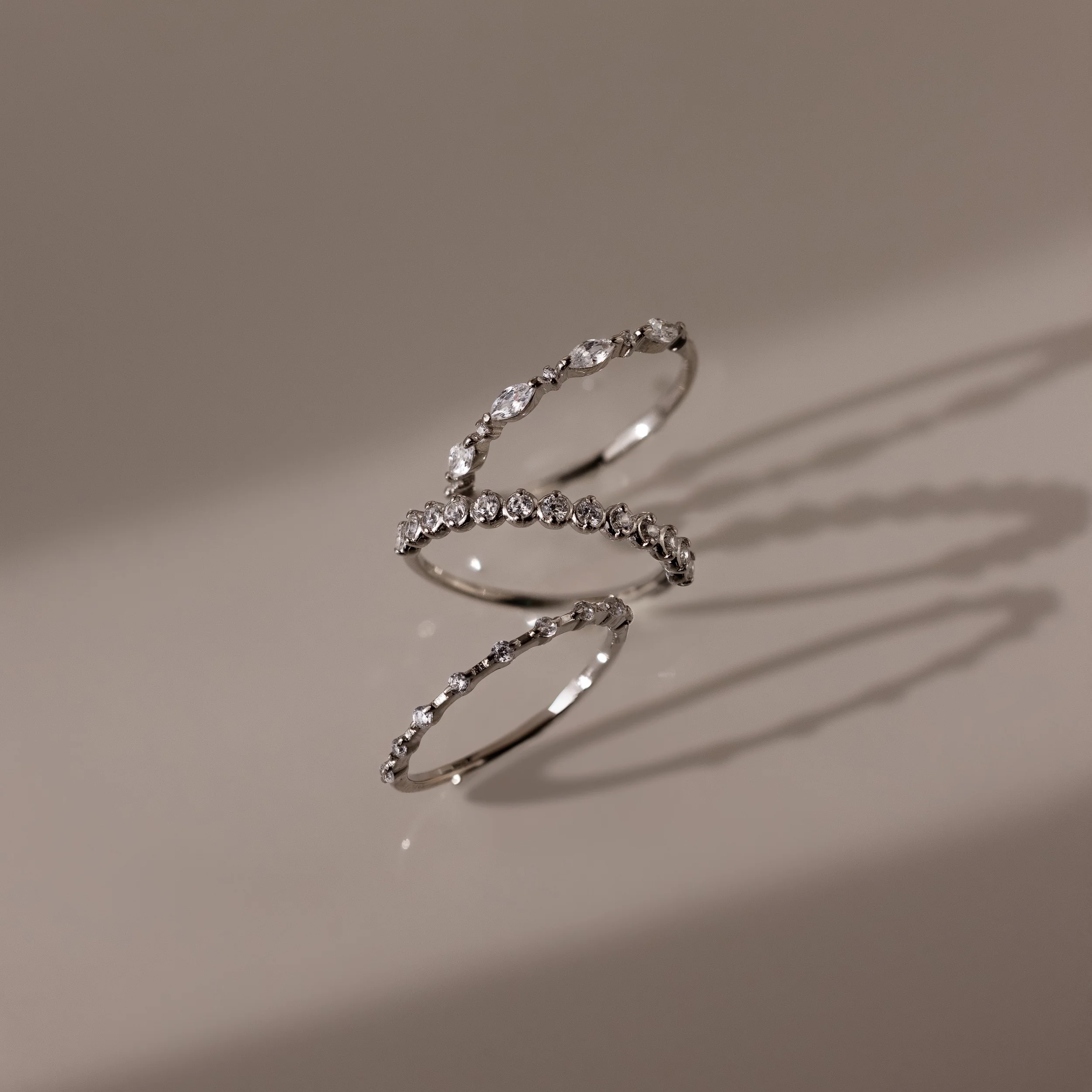Crystal Stacking Ring Set - Image 7