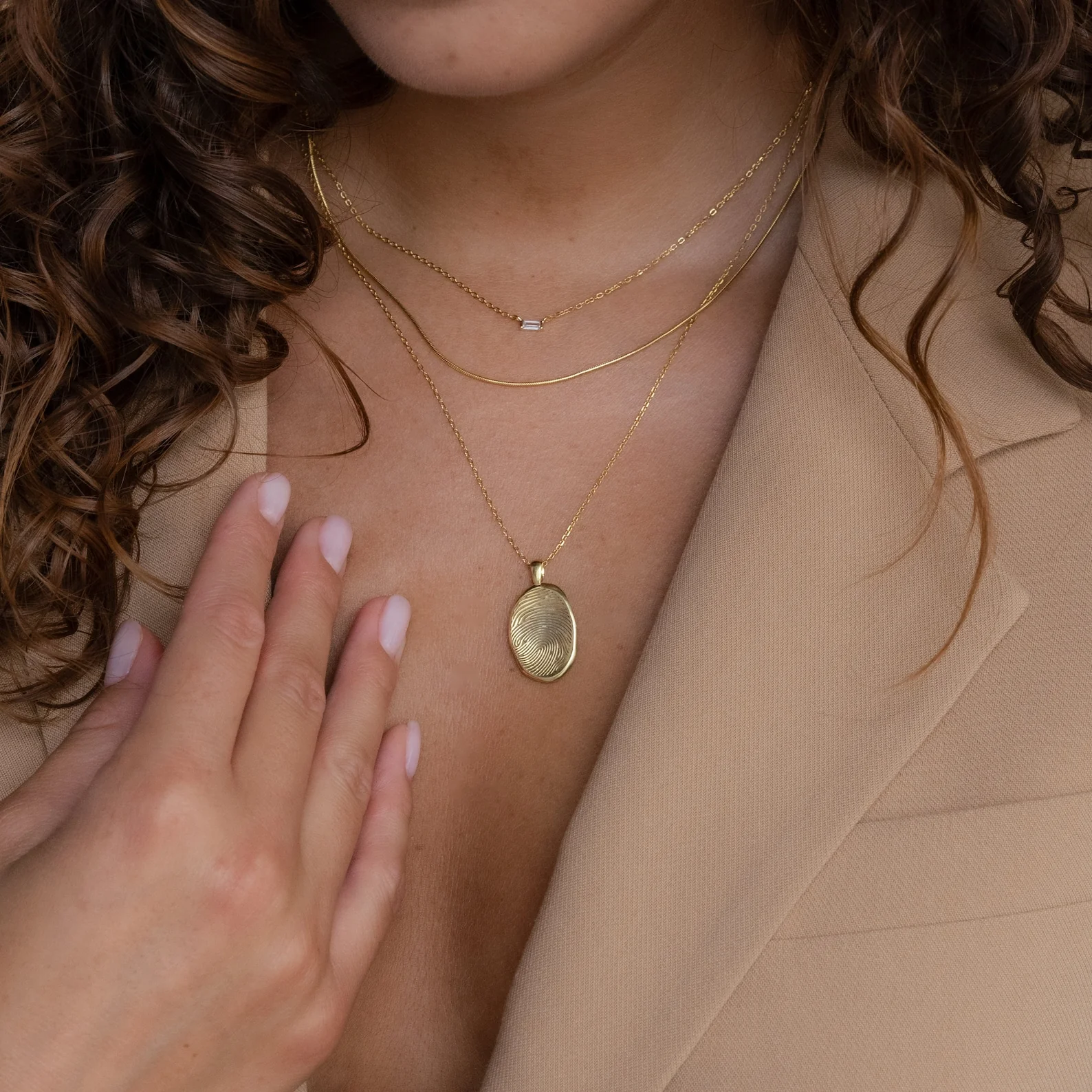 Custom Fingerprint Necklace - Image 8