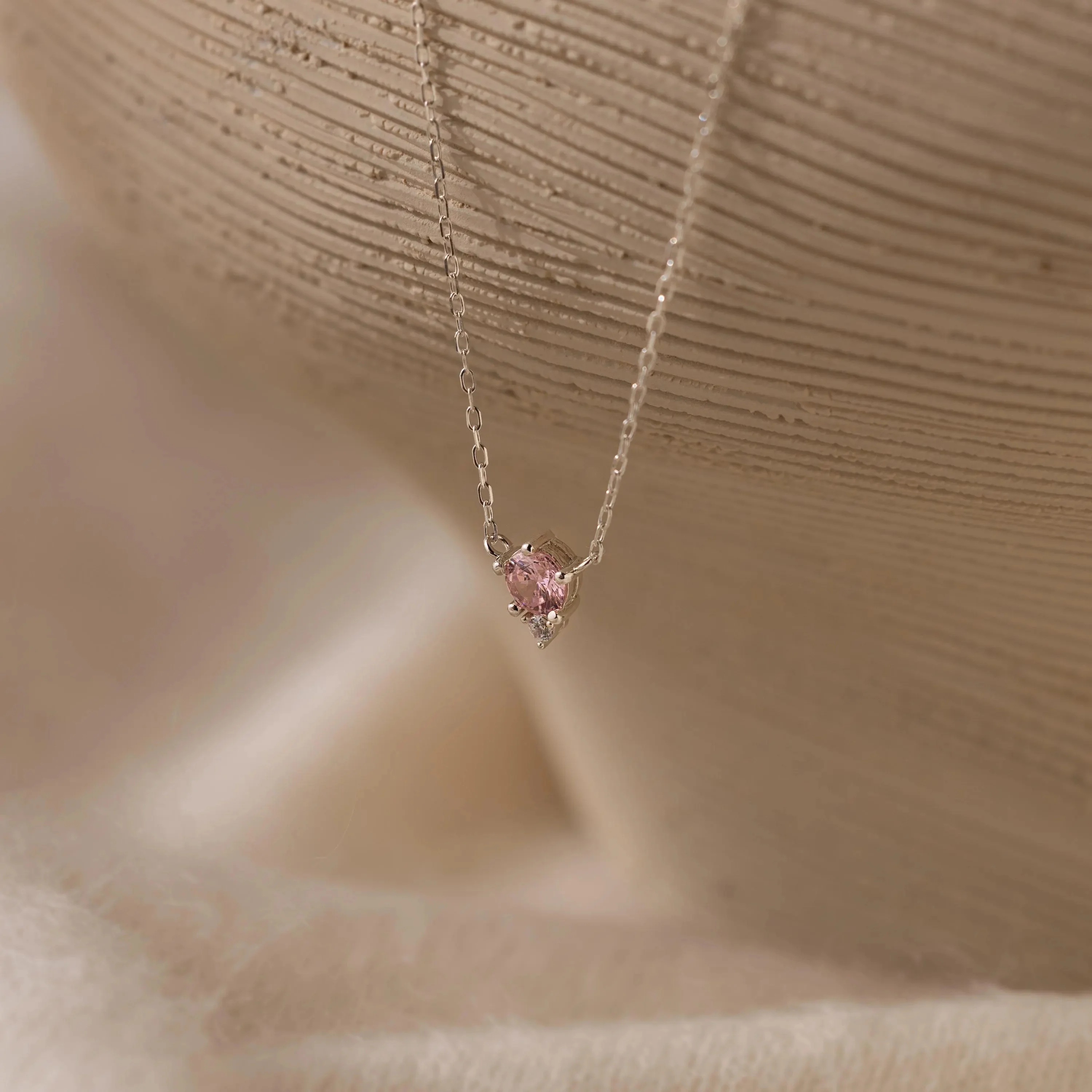 Dainty Birthstone Drop Necklace - Image 5
