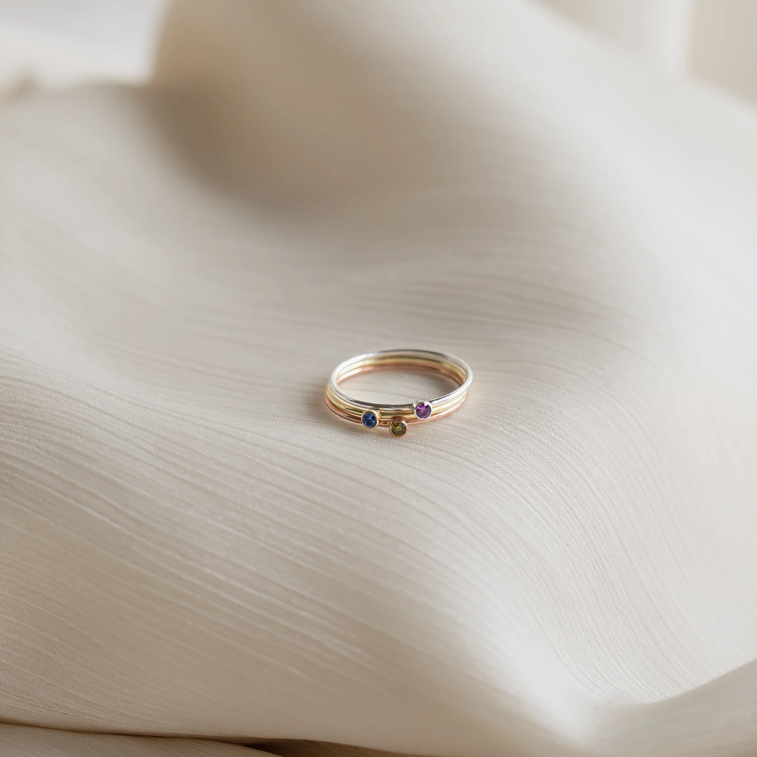Tiny Birthstone Ring - Image 4