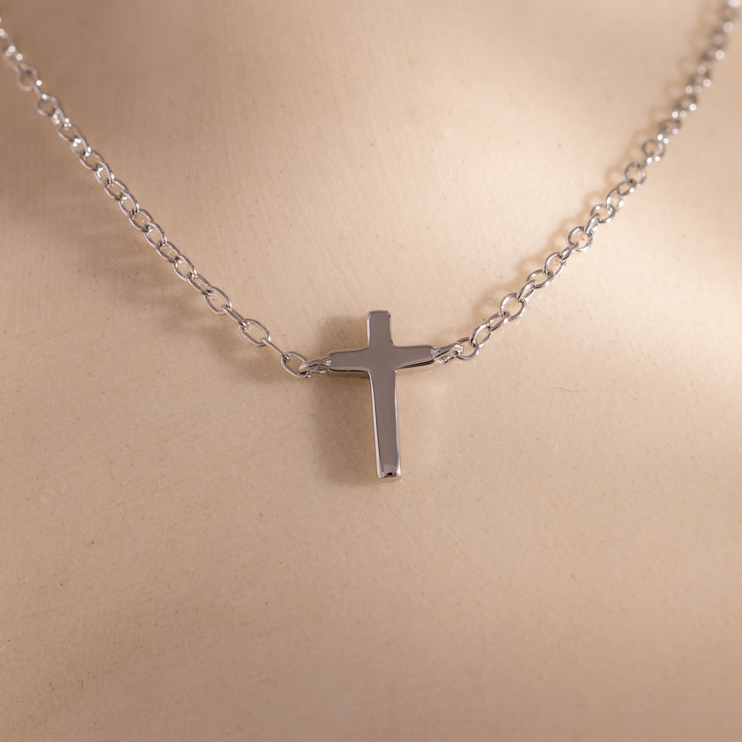 Dainty Cross Necklace - Image 9